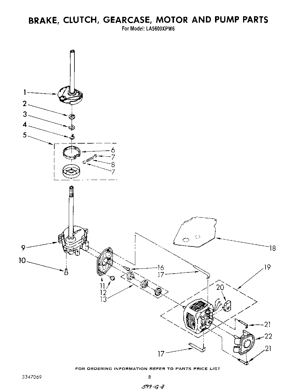 06 - BRAKE, CLUTCH, GEARCASE, MOTOR AND PUMP