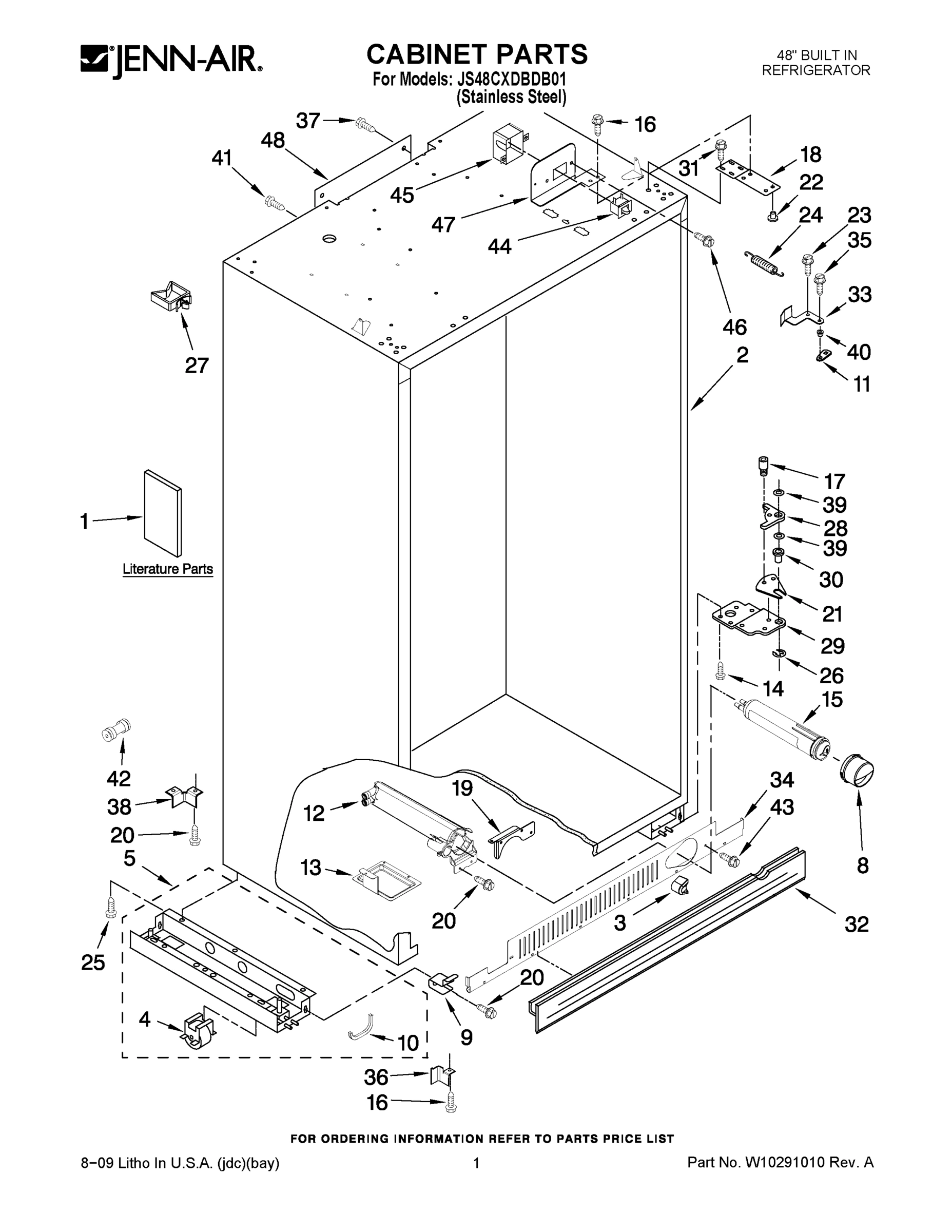 01 - CABINET PARTS