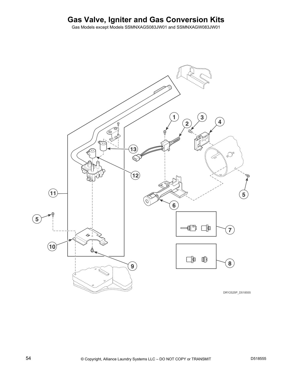 Gas Valve, Igniter and Gas Conversion Kits
