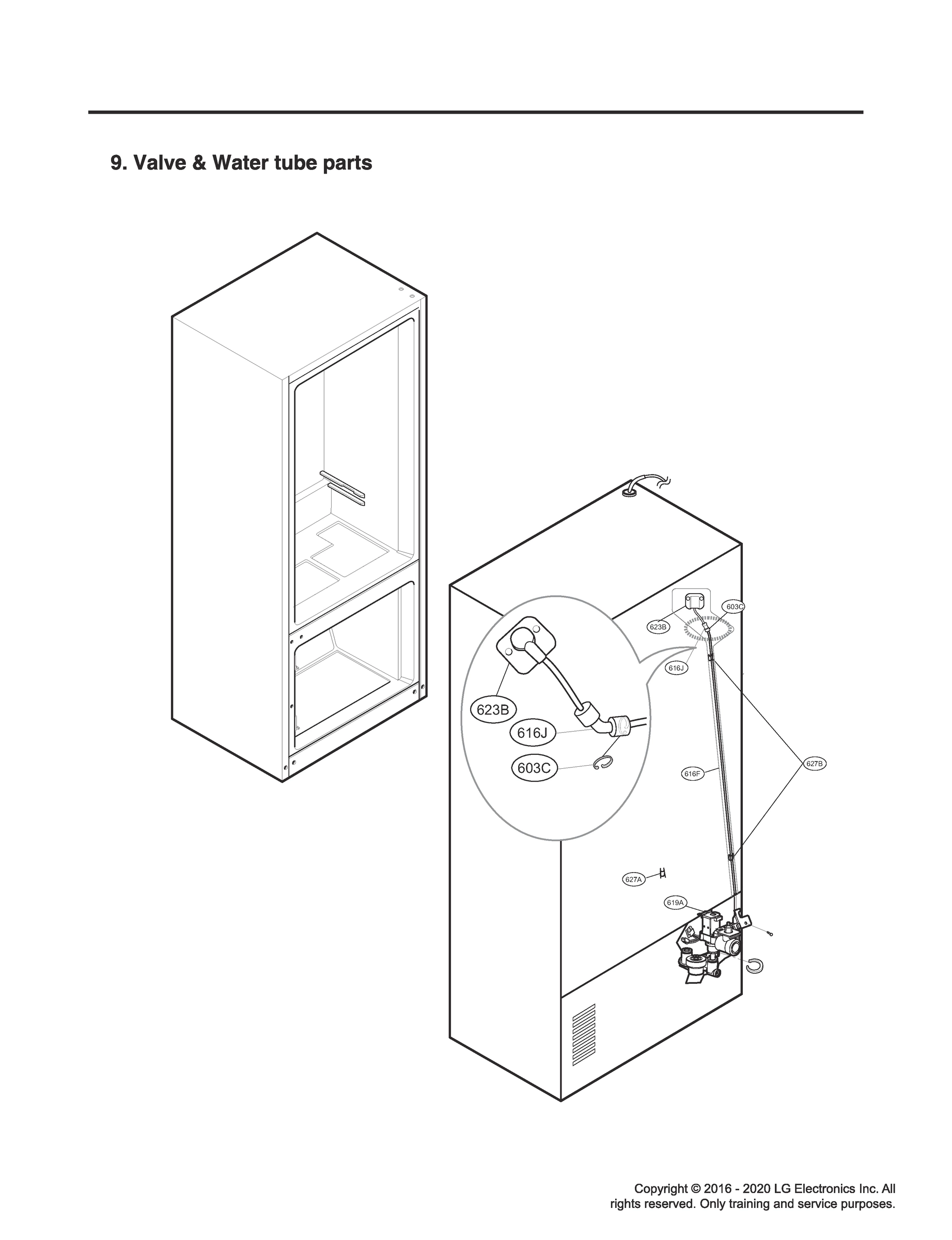 VALVE & WATER TUBE PARTS