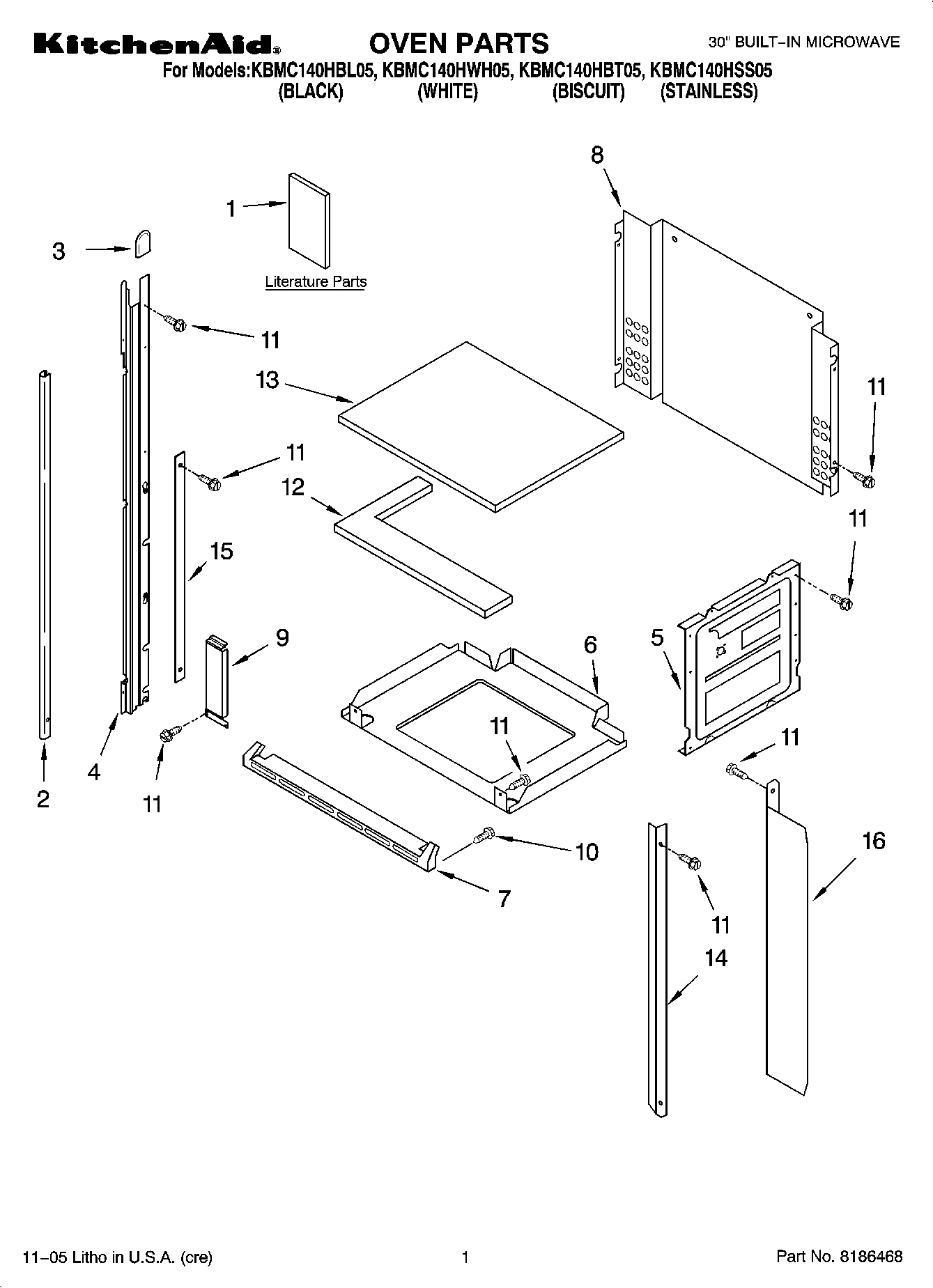 01 - OVEN PARTS