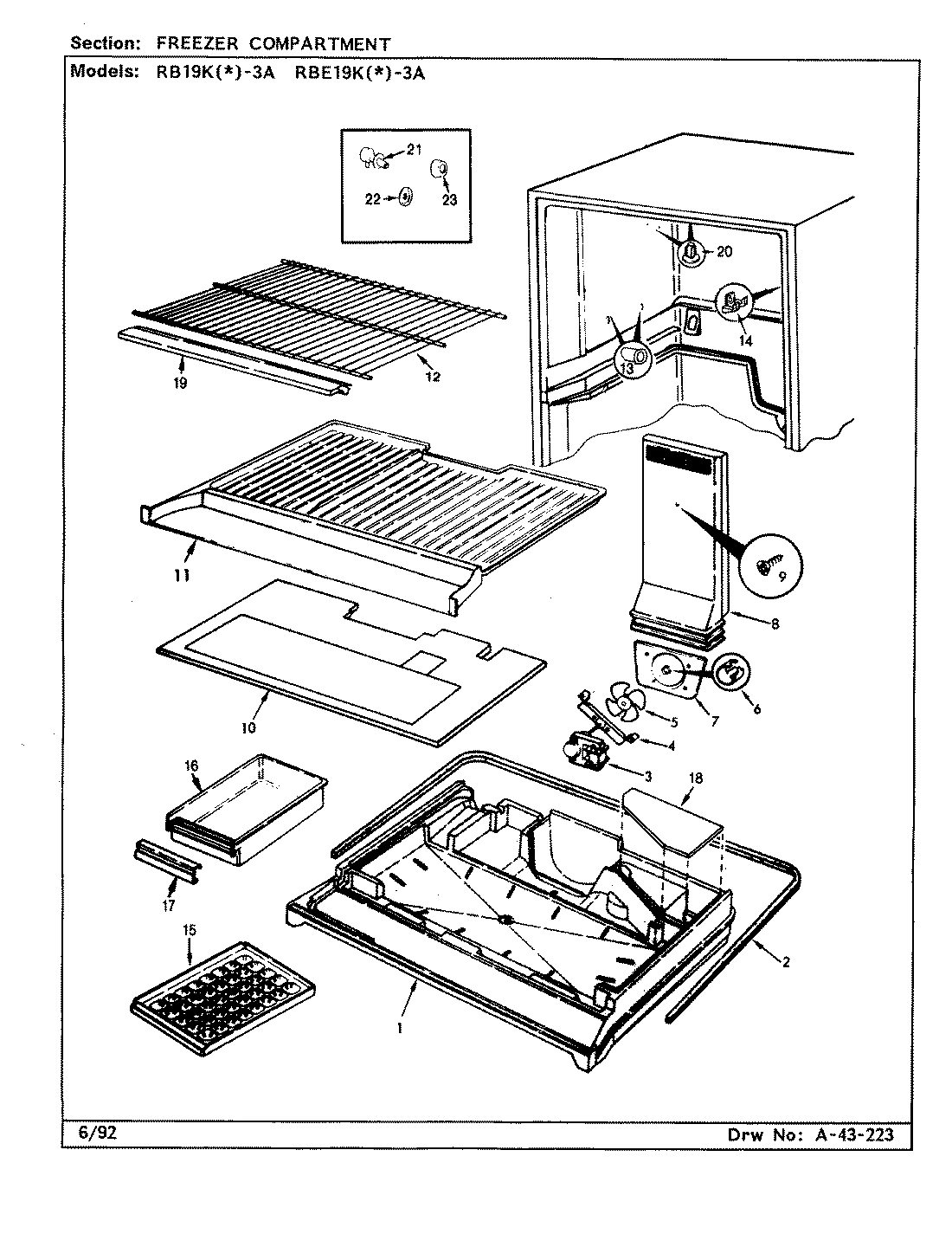 01 - FREEZER COMPARTMENT