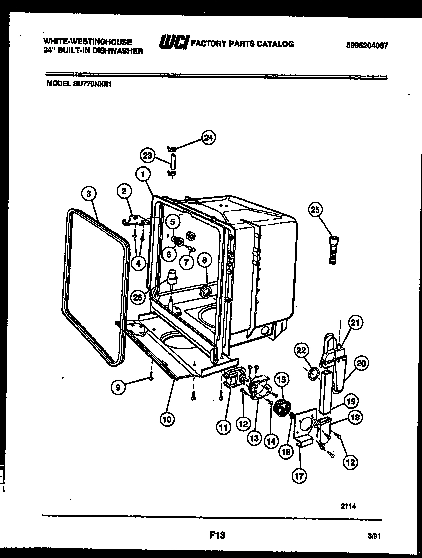 05 - TUB AND FRAME PARTS