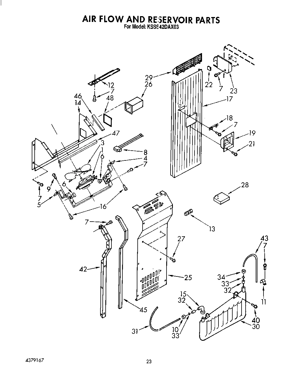 16 - AIR FLOW AND RESERVOIR