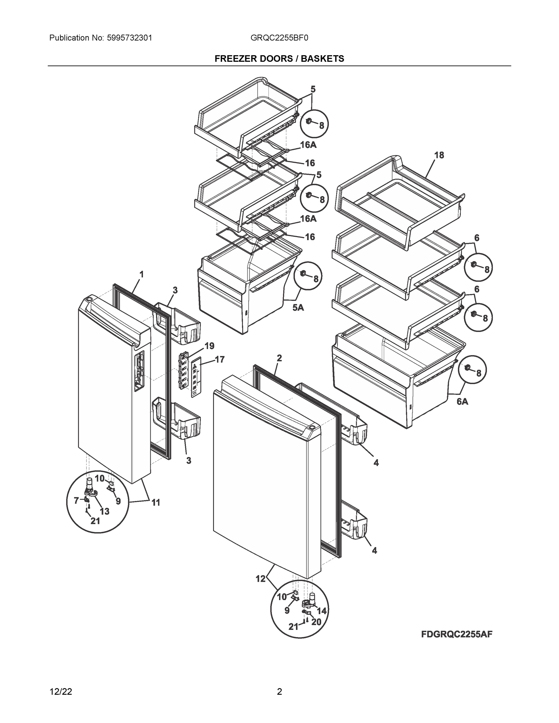 02 - FREEZER DOORS / BASKETS