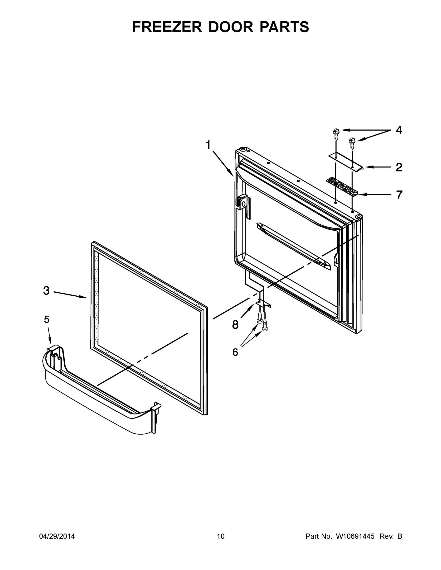 06 - FREEZER DOOR PARTS