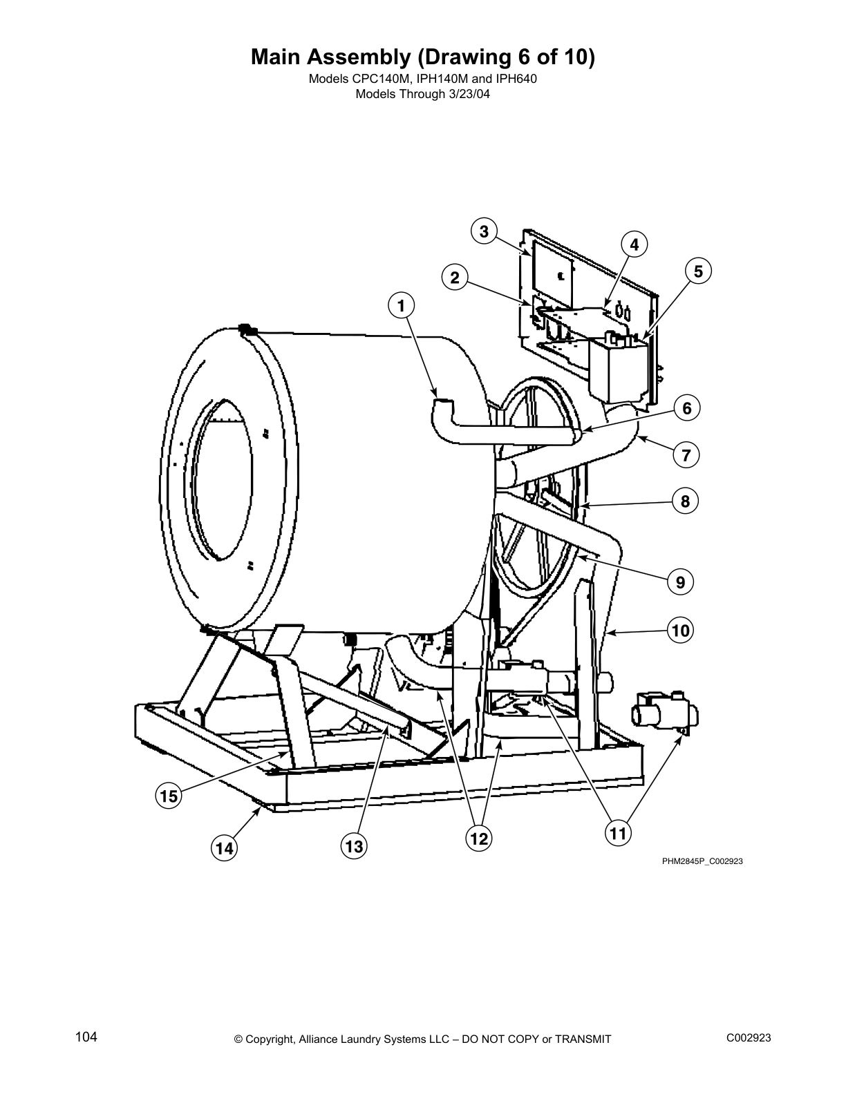 Main Assembly (Drawing 6 of 10)