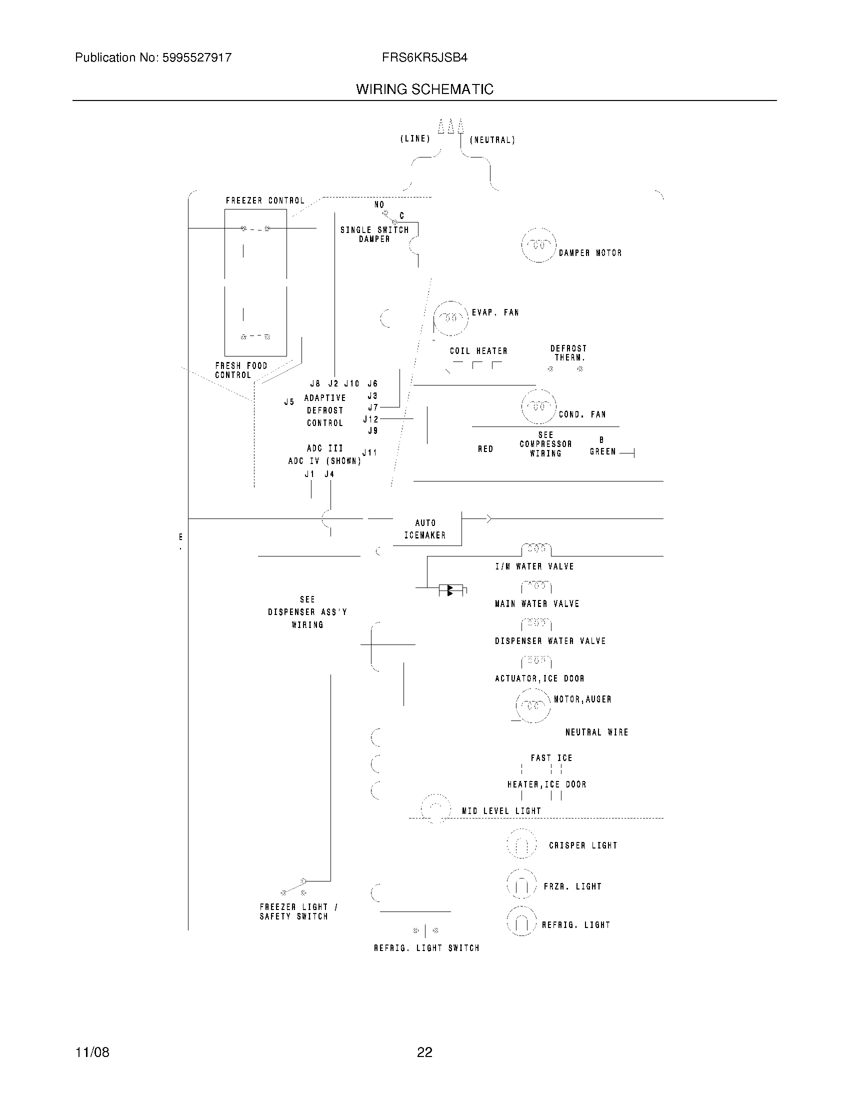 22 - WIRING SCHEMATIC