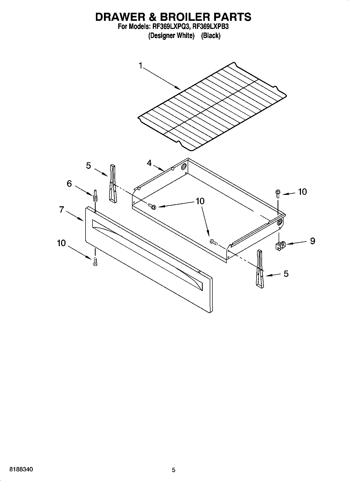 04 - DRAWER & BROILER PARTS