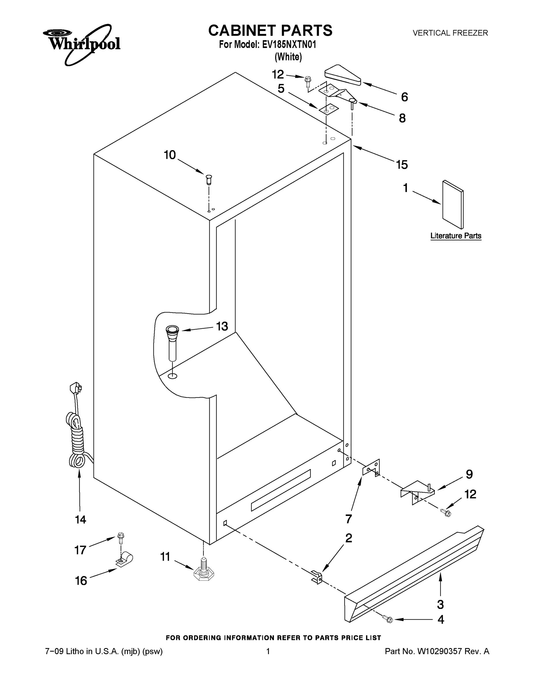 01 - CABINET PARTS
