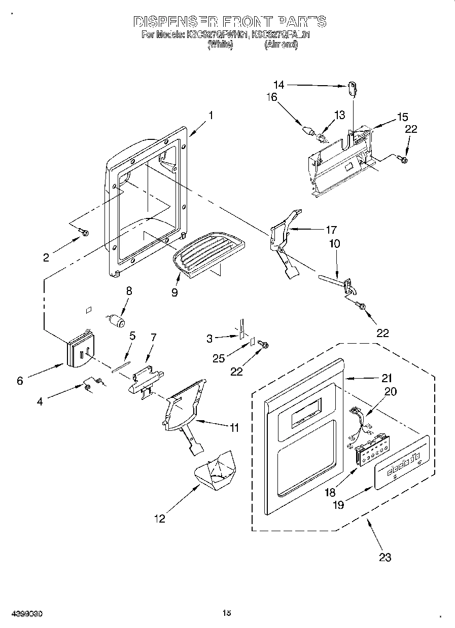 09 - DISPENSER FRONT