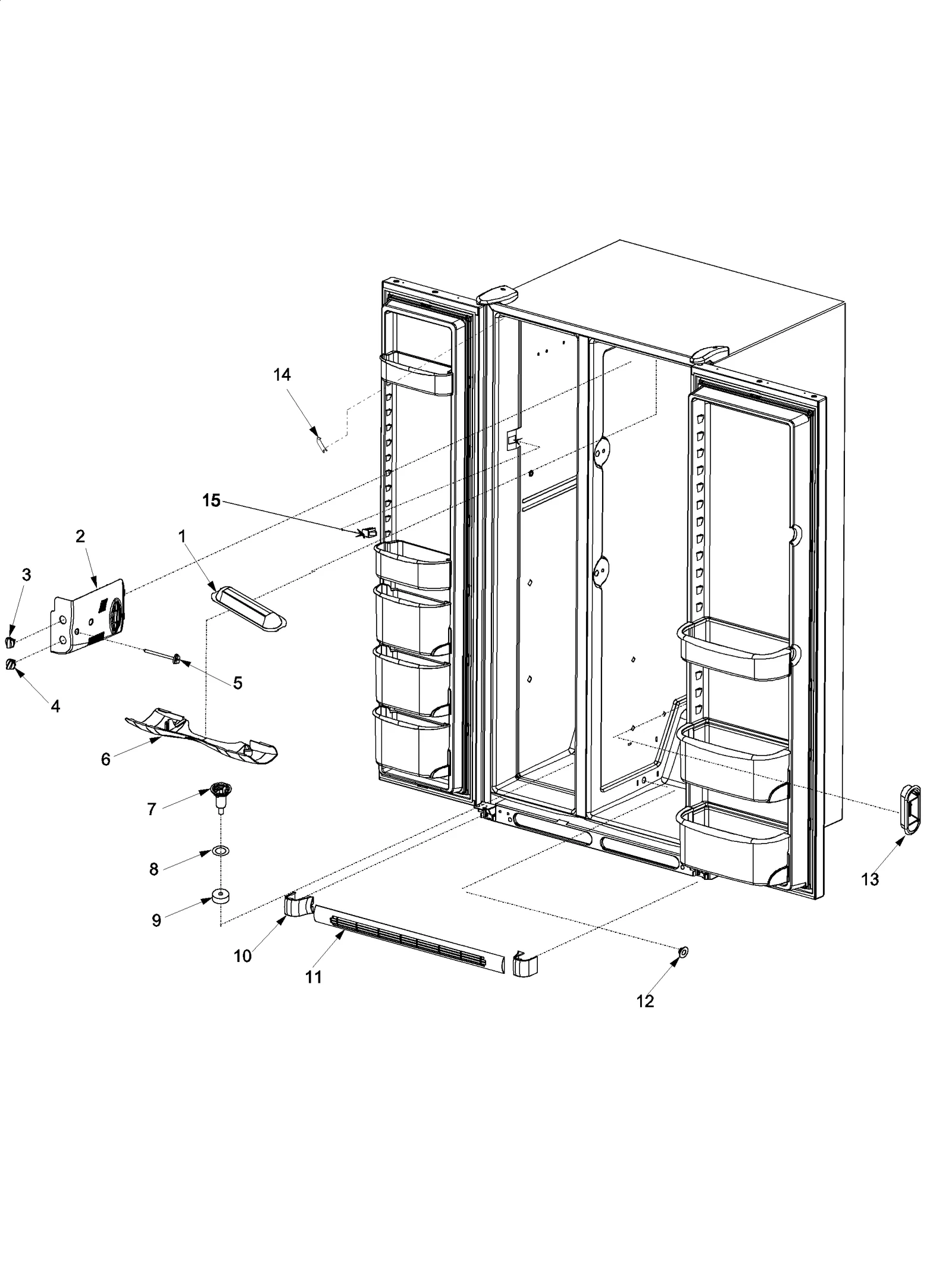 LIGHT COVERS AND TOE GRILLE