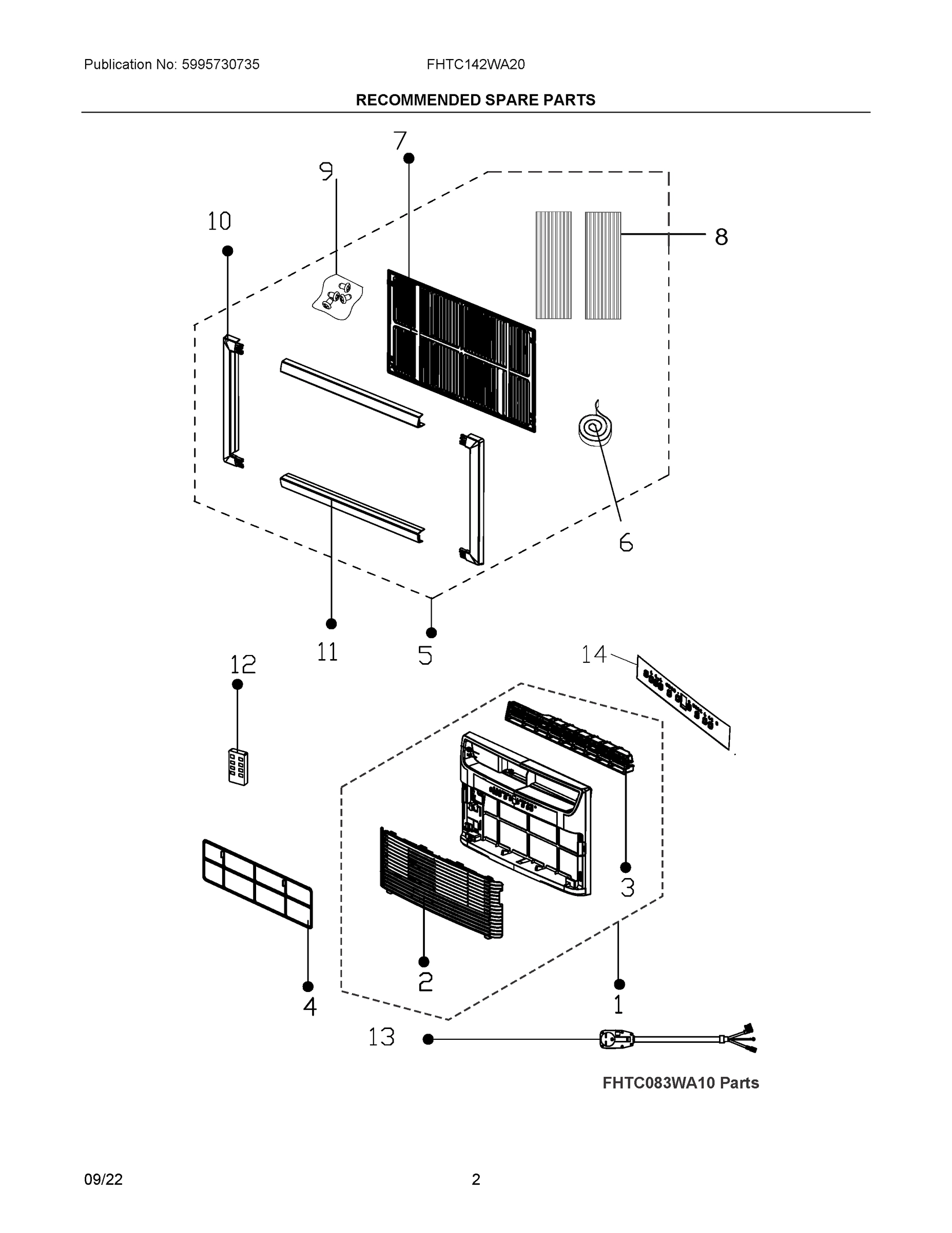 02 - RECOMMENDED SPARE PARTS