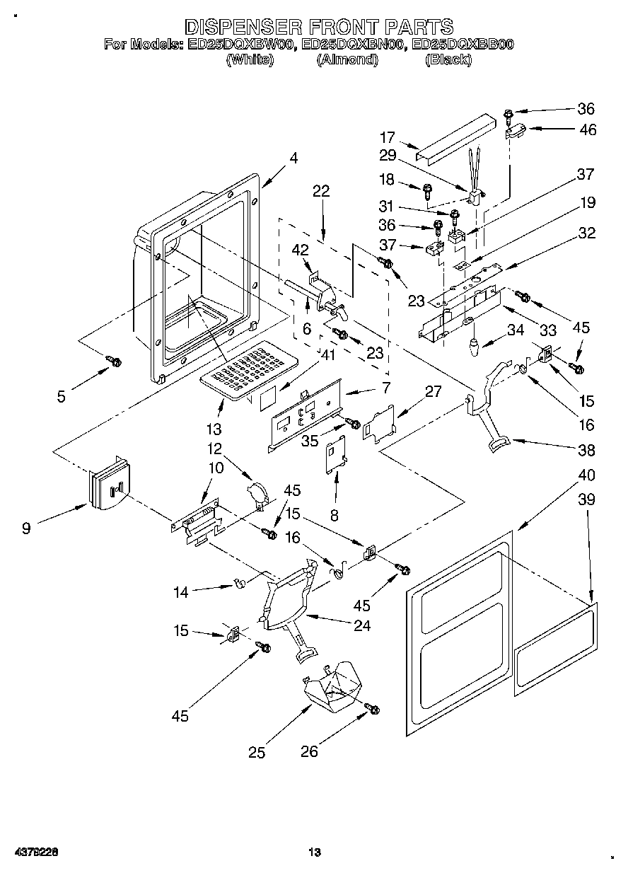 08 - DISPENSER FRONT