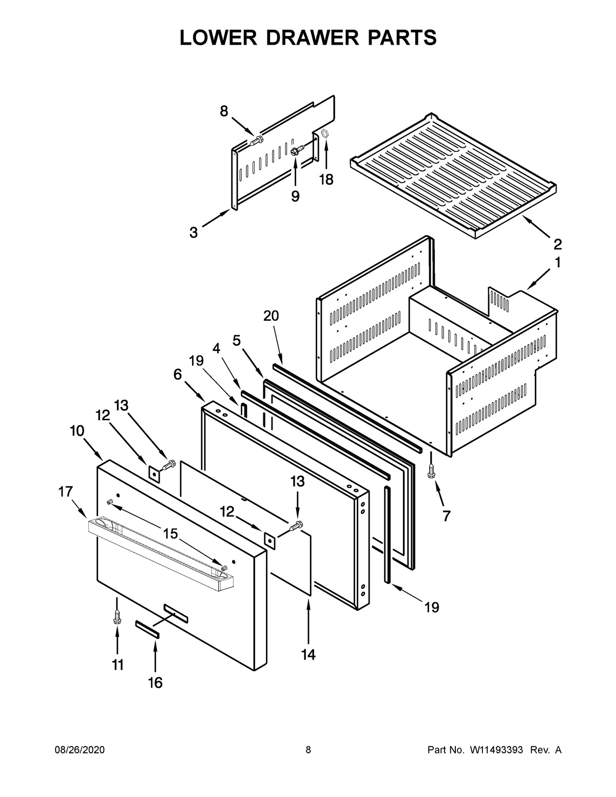 05 - LOWER DRAWER PARTS