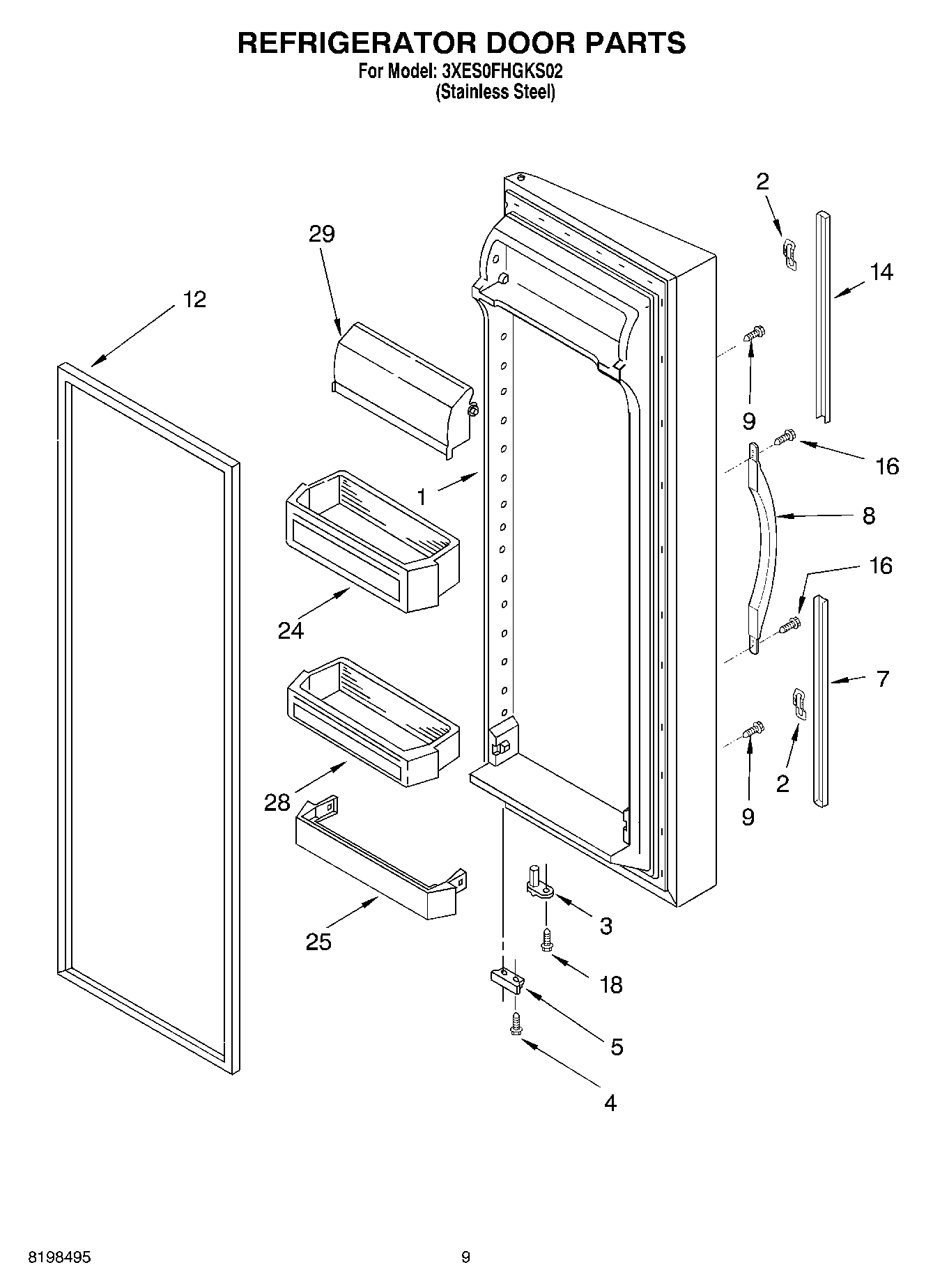 05 - REFRIGERATOR DOOR PARTS