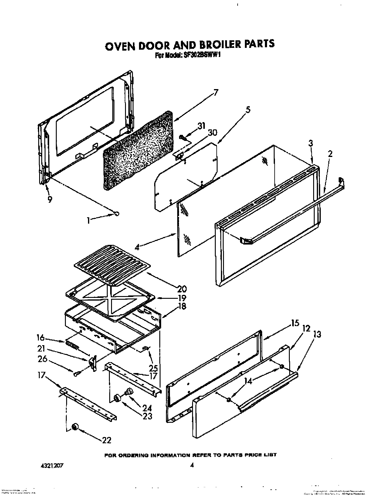 03 - OVEN DOOR AND BROILER