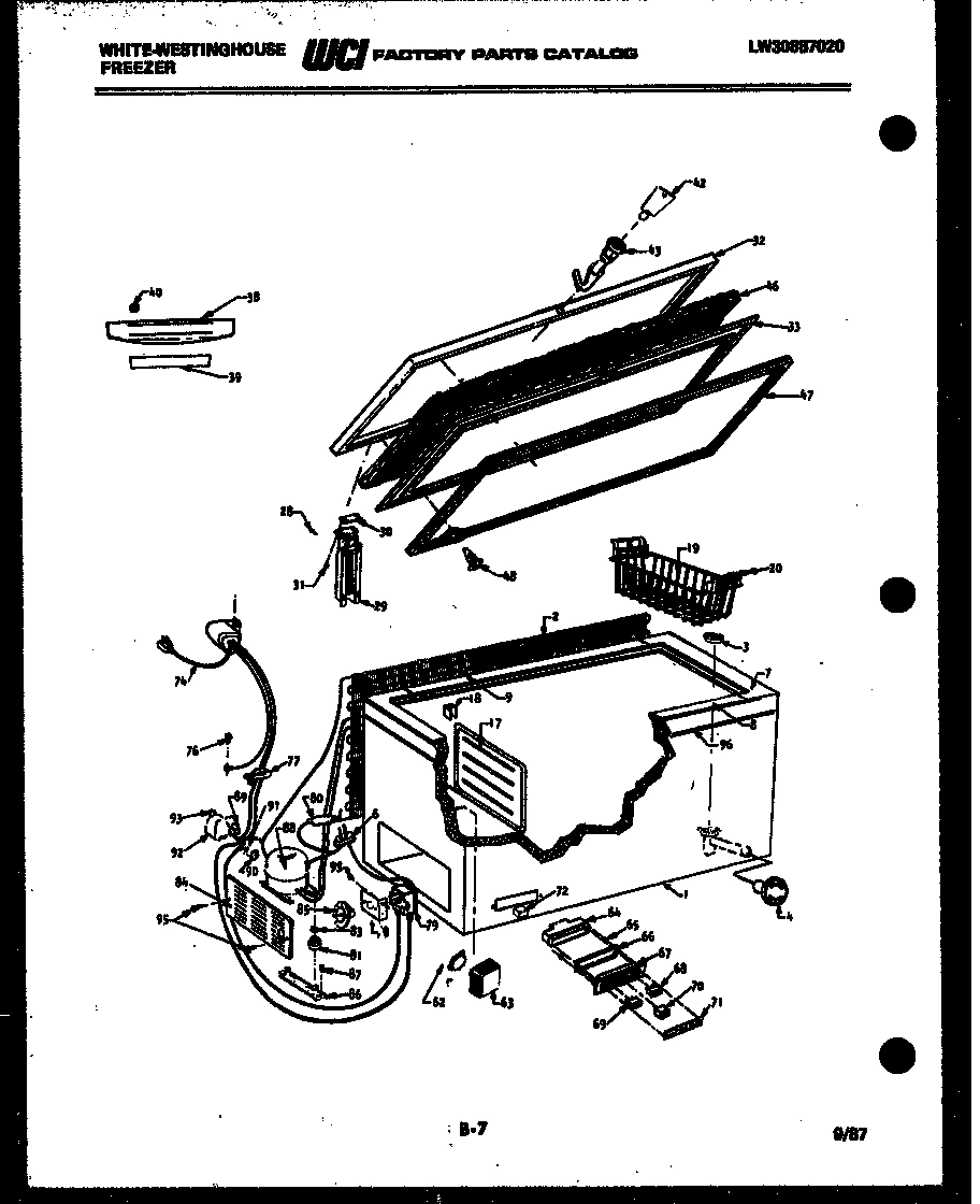 02 - CHEST FREEZER PARTS