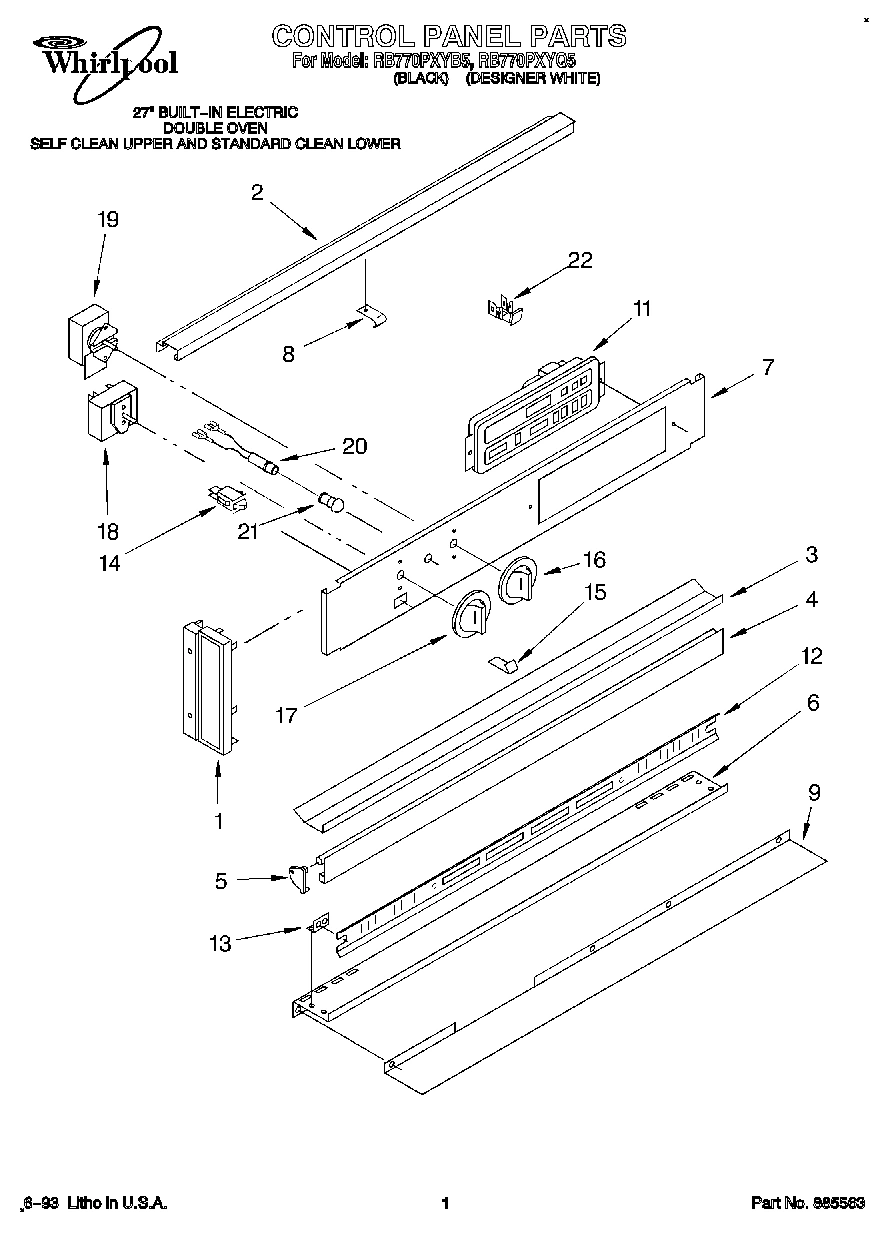 01 - CONTROL PANEL, LITERATURE