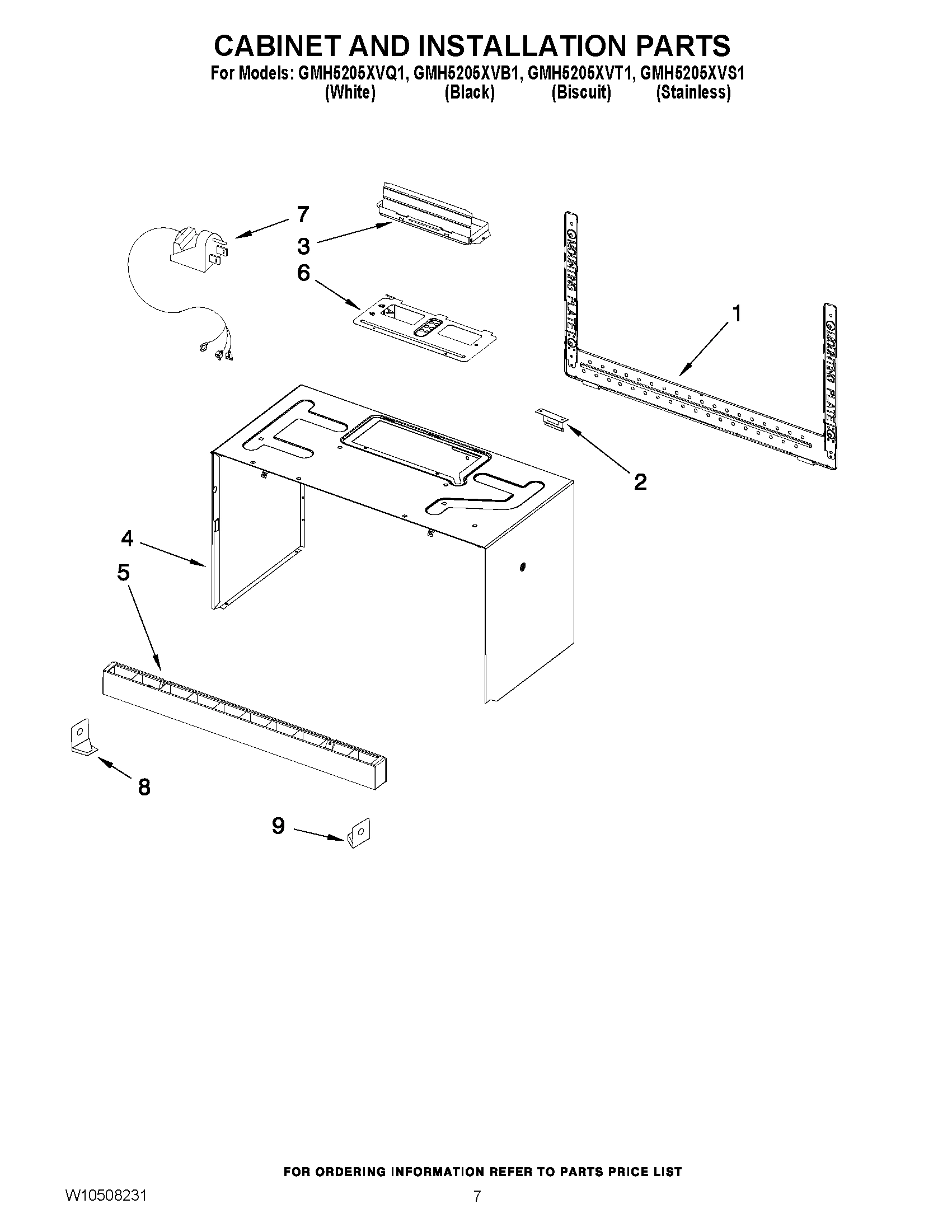 06 - CABINET AND INSTALLATION PARTS