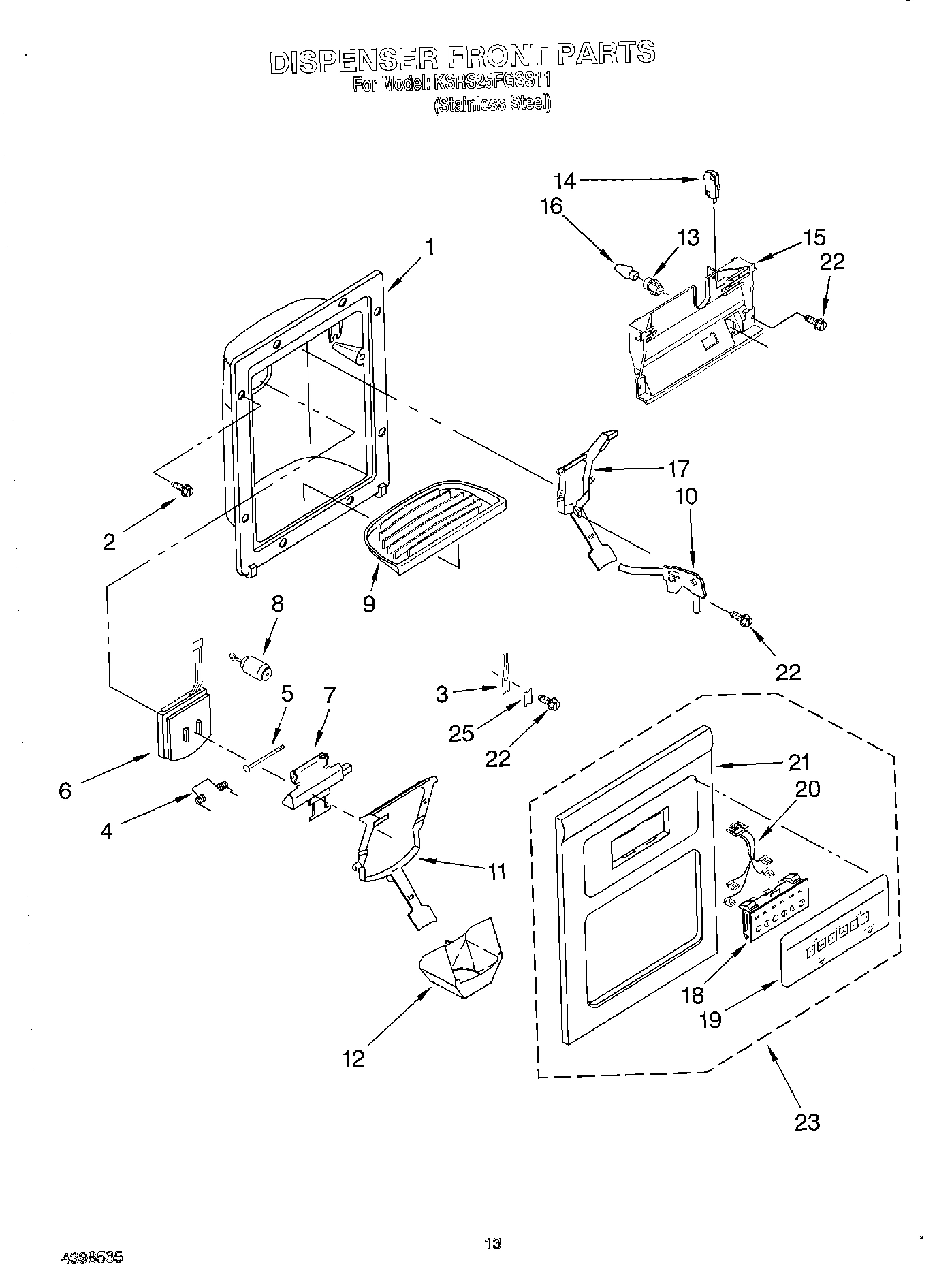 08 - DISPENSER FRONT