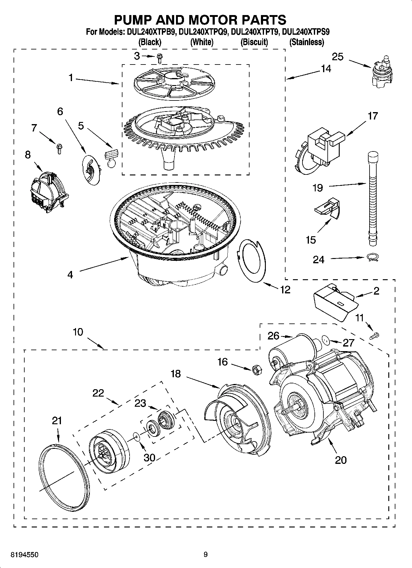 08 - PUMP AND MOTOR PARTS