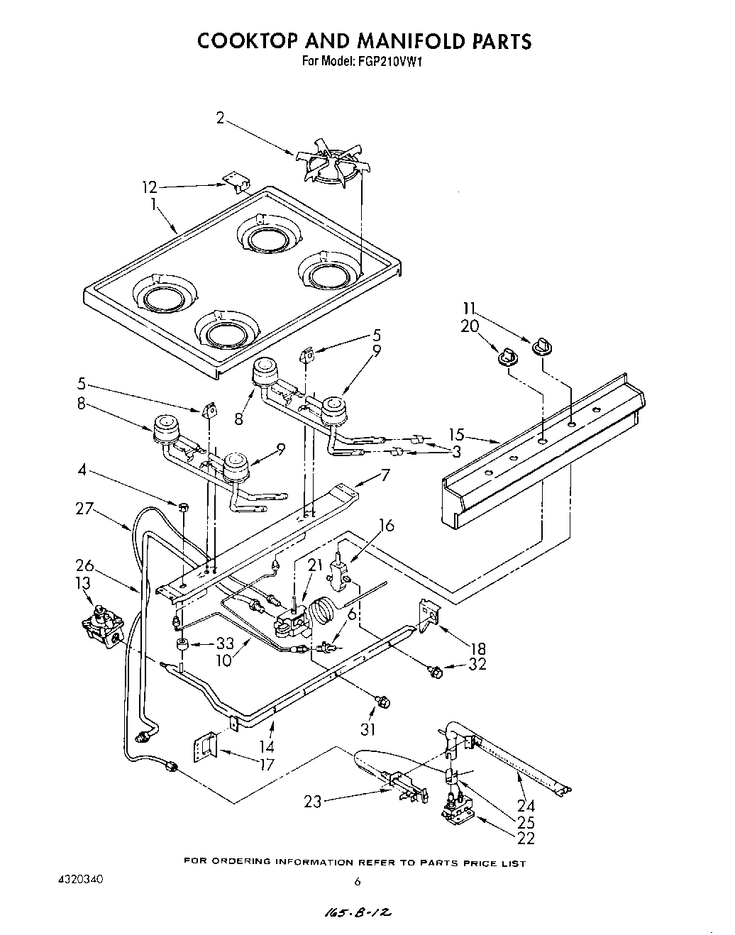 05 - COOKTOP AND MANIFOLD , LITERATURE A