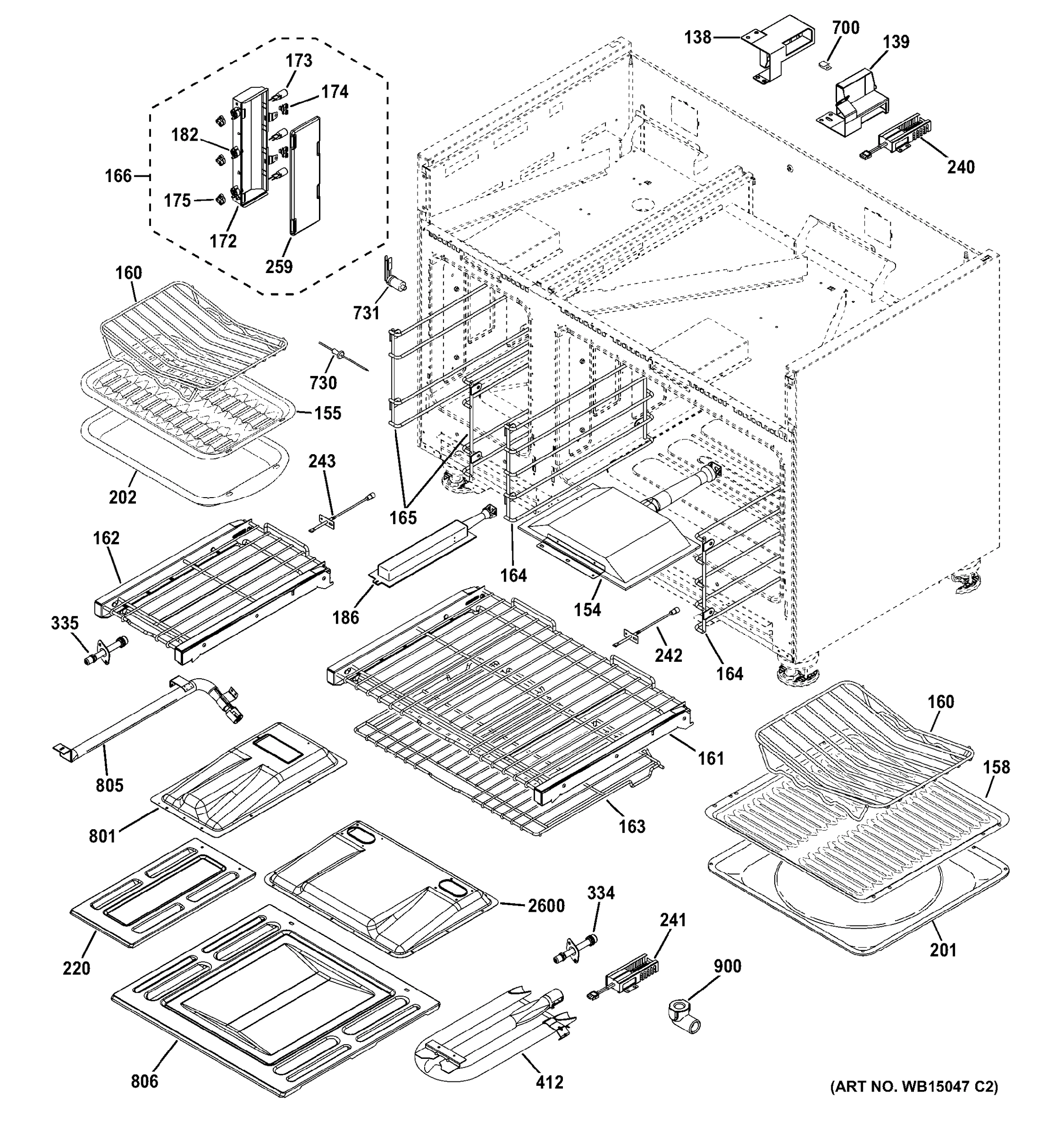 OVEN CAVITY PARTS