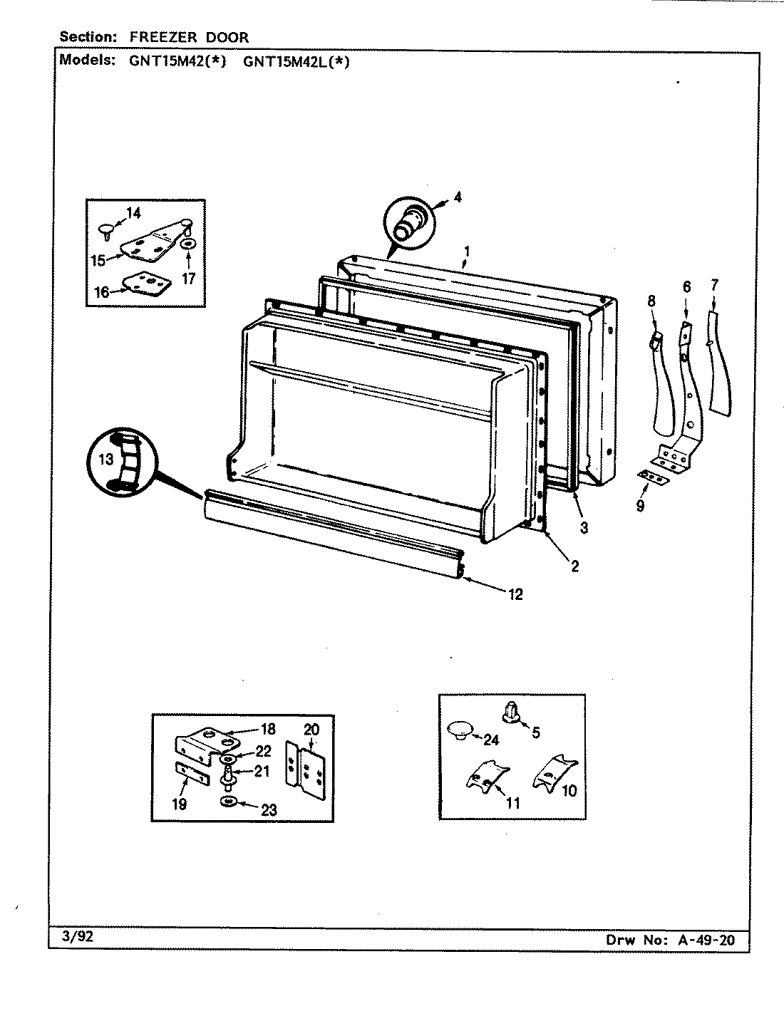 02 - FREEZER DOOR