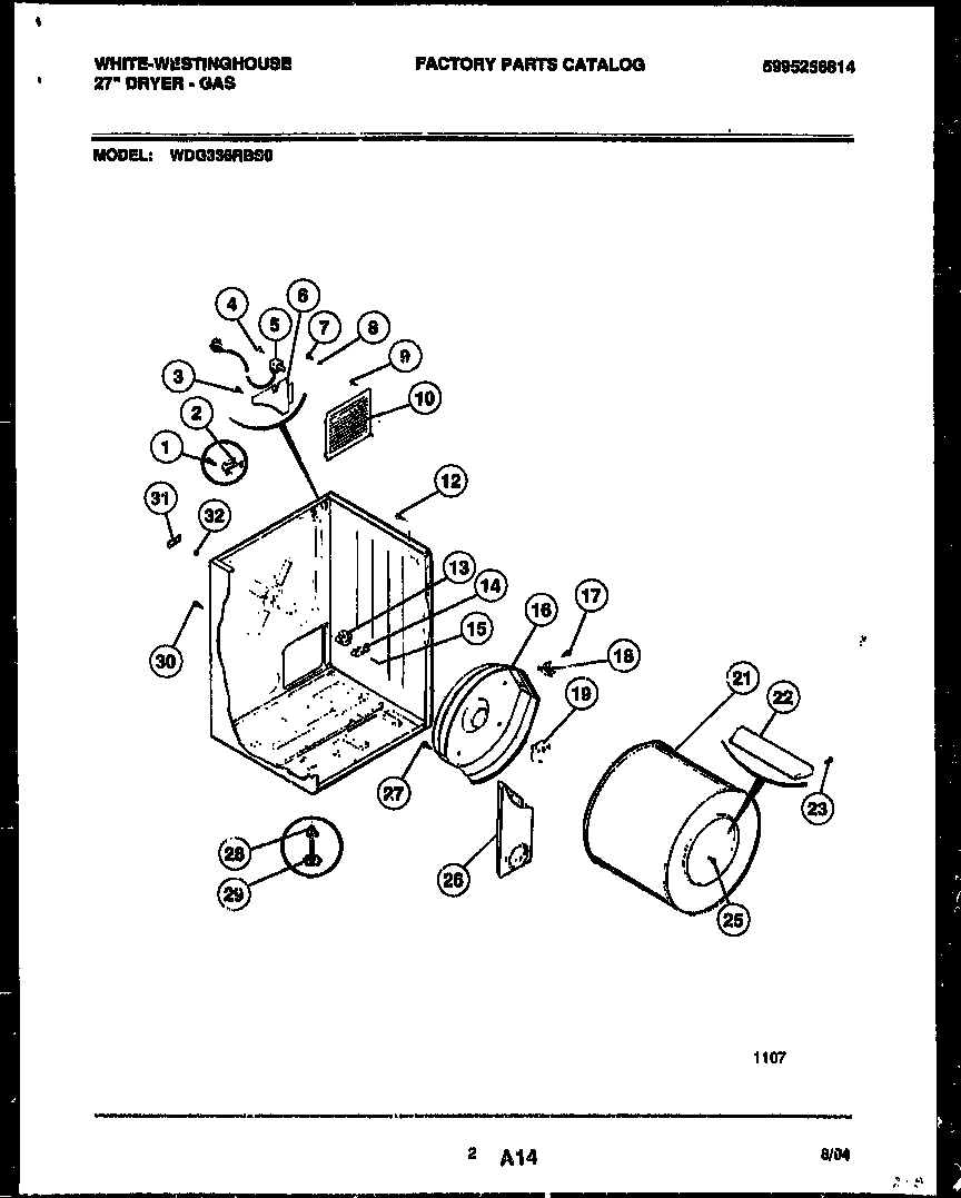 02 - CABINET AND COMPONENT PARTS