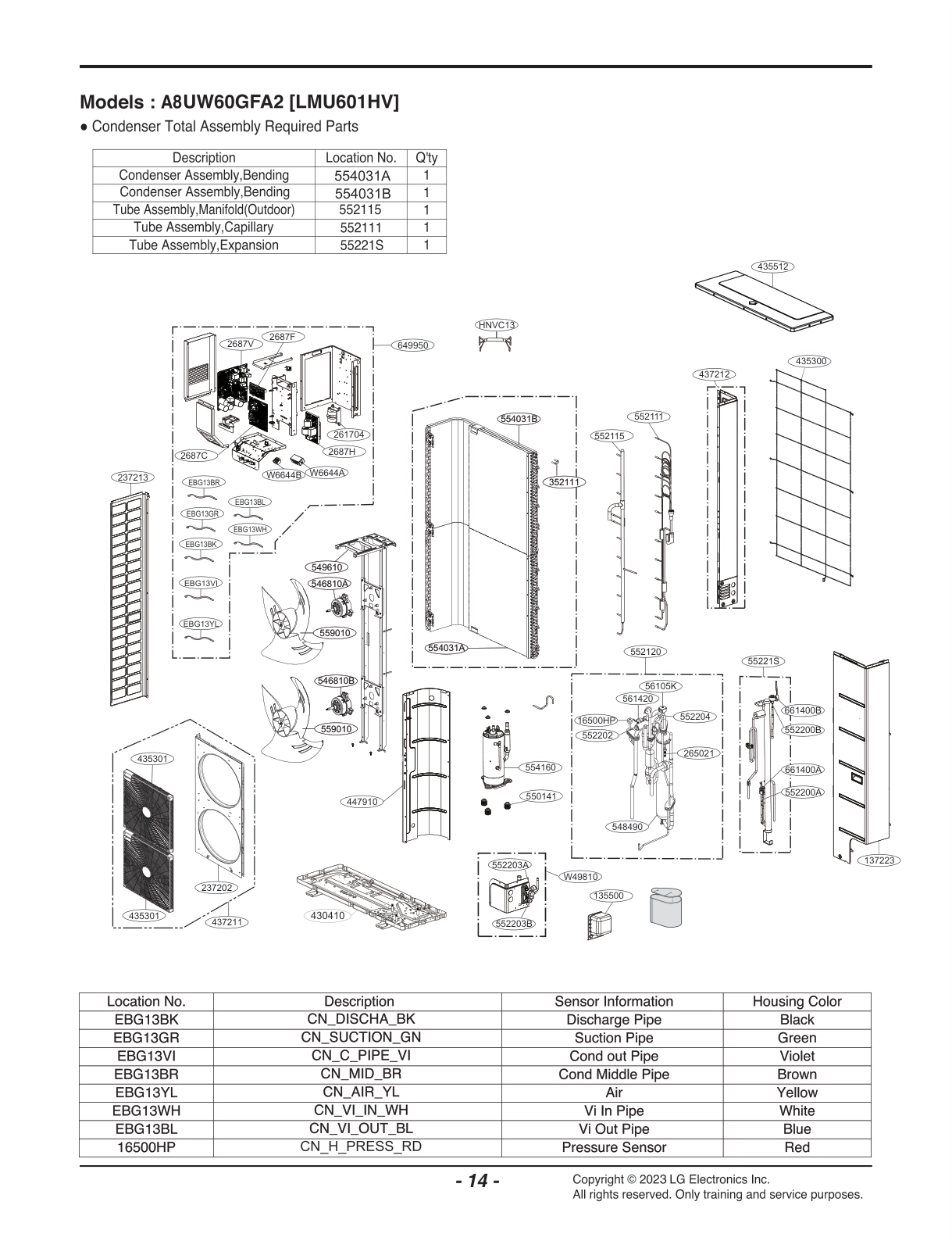 CONDENSER TOTAL ASSEMBLY