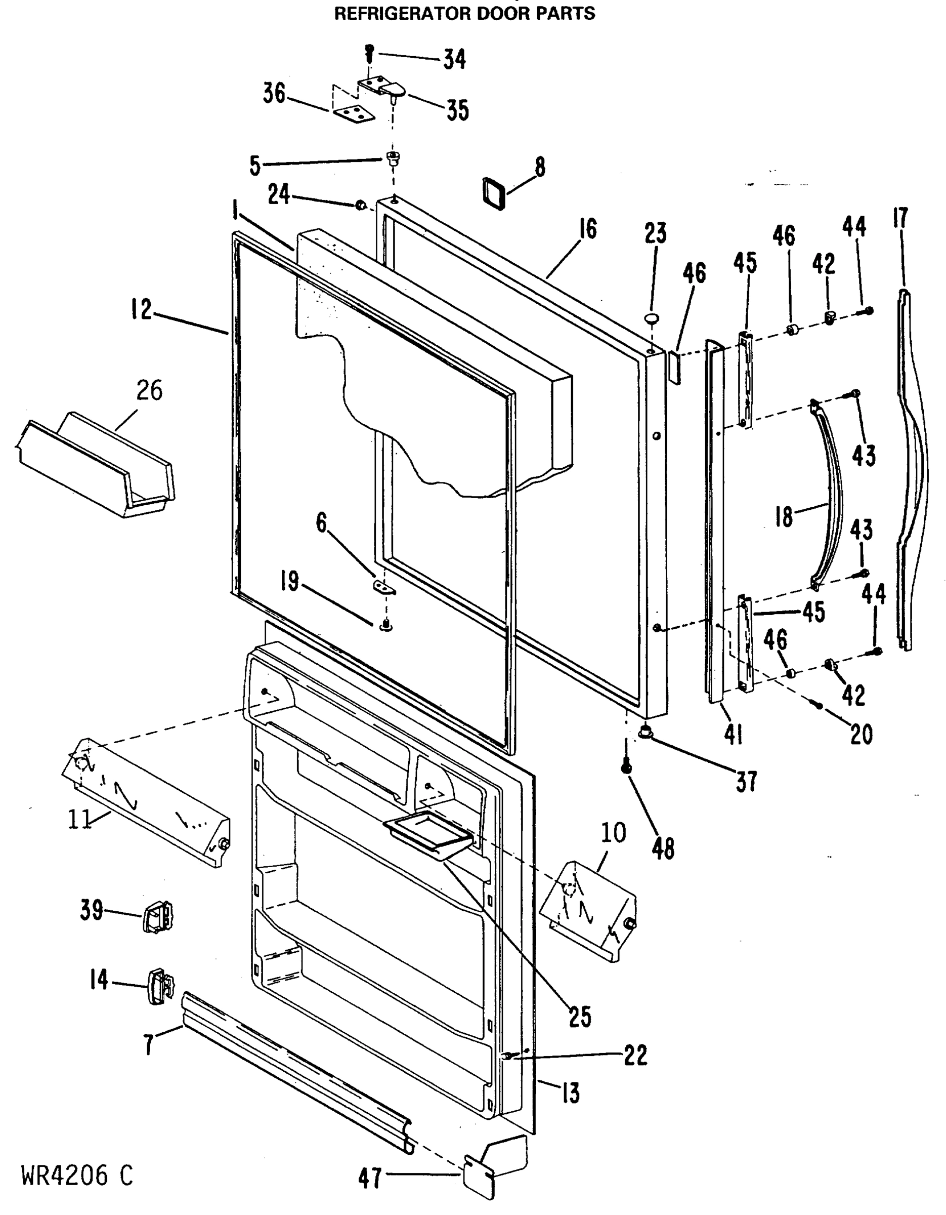 REFRIGERATOR DOOR PARTS