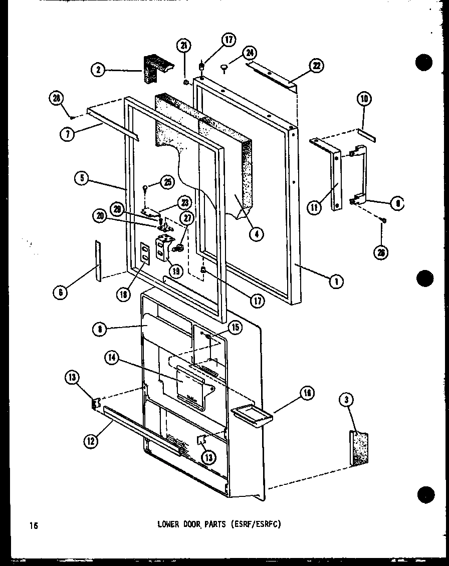 04 - LOWER DOOR PARTS (ESRF/ESRFC)