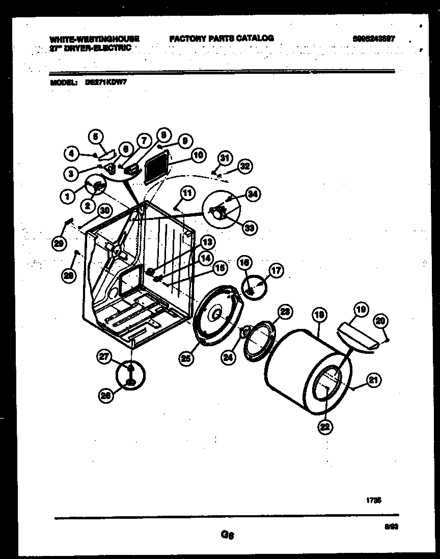 02 - CABINET AND COMPONENT PARTS