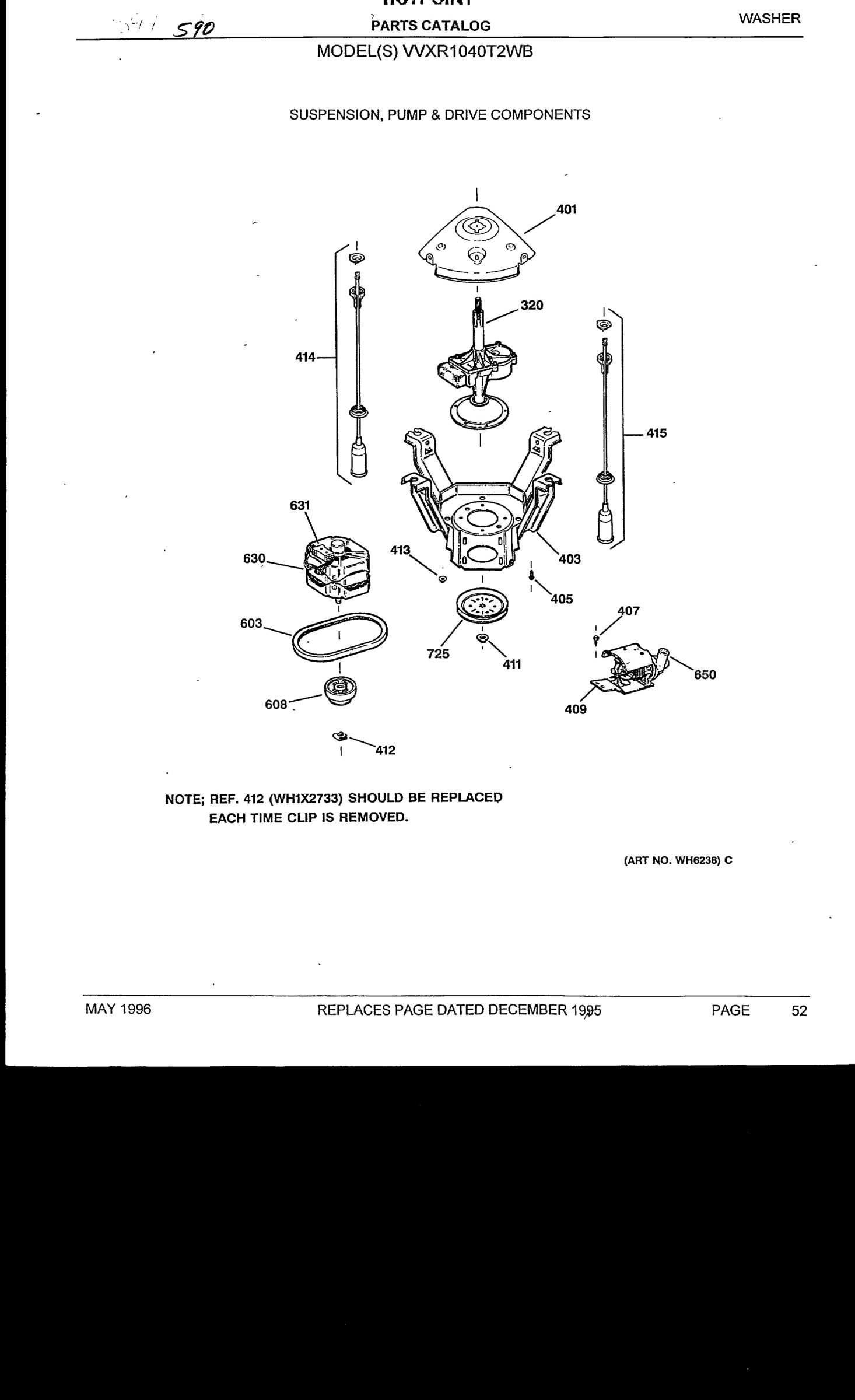 SUSPENSION, PUMP & DRIVE COMPONENTS