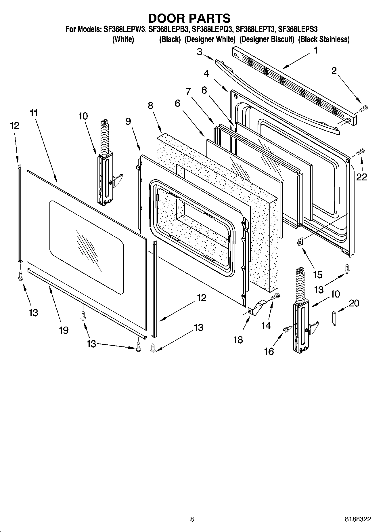 06 - DOOR PARTS, OPTIONAL PARTS (NOT INCLUDED)