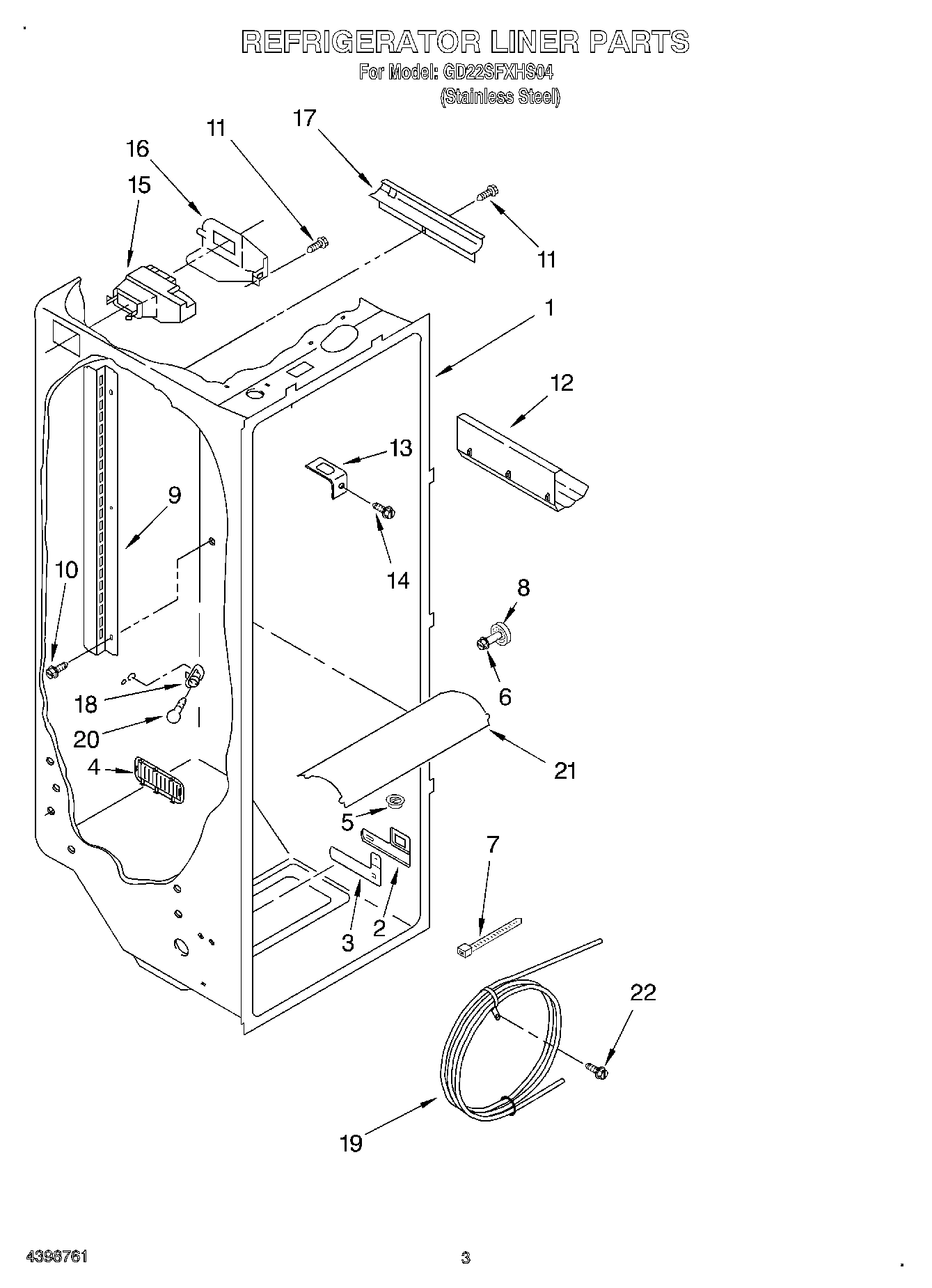 02 - REFRIGERATOR LINER