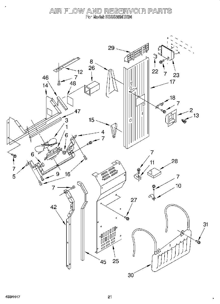 14 - AIR FLOW AND RESERVOIR