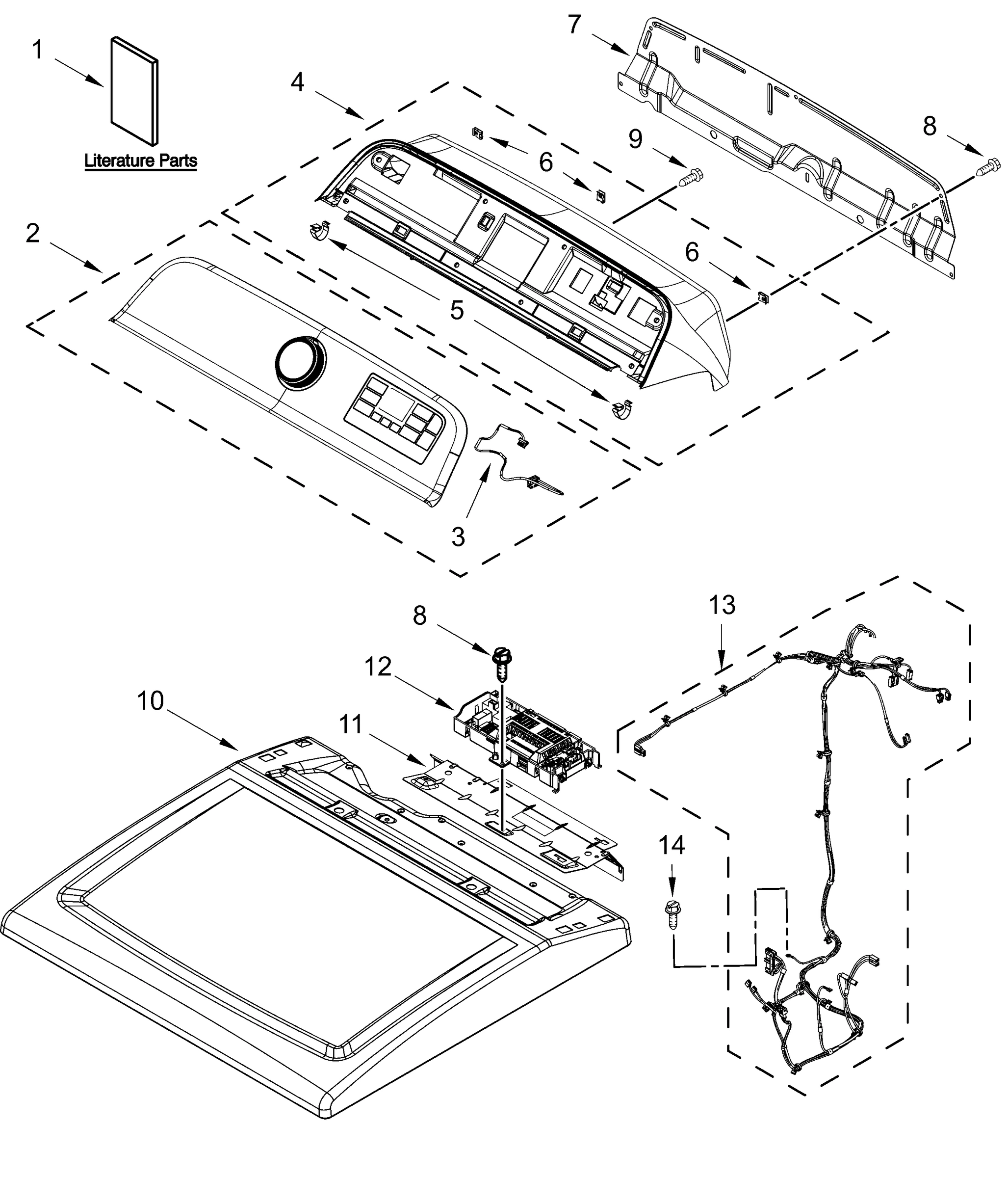 TOP AND CONSOLE PARTS