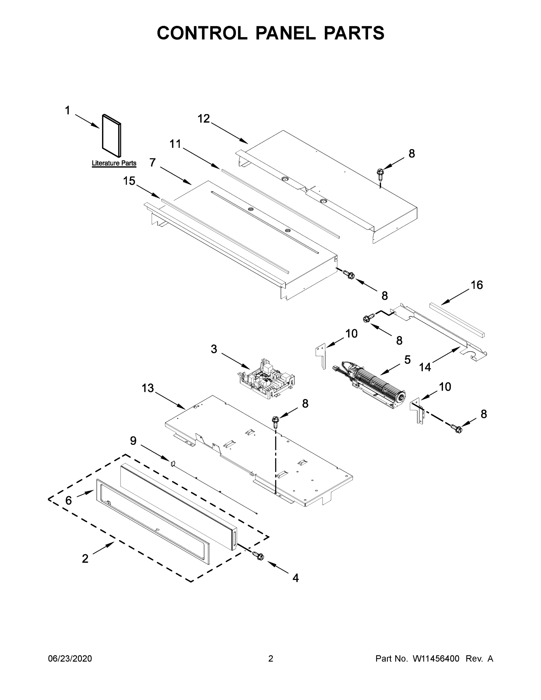 02 - CONTROL PANEL PARTS