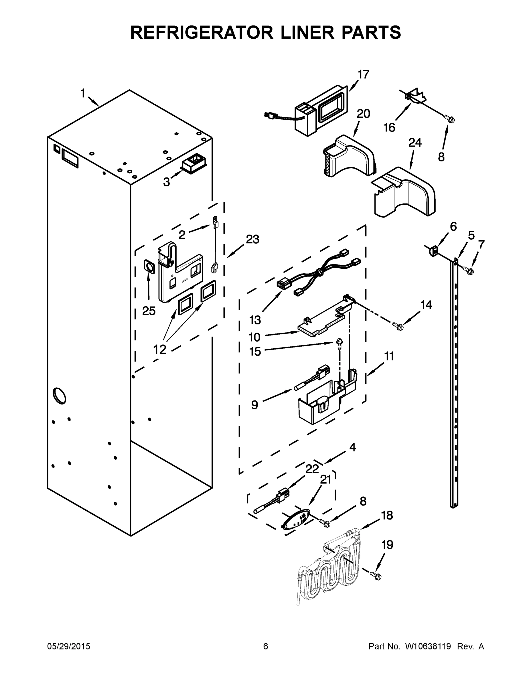 04 - REFRIGERATOR LINER PARTS