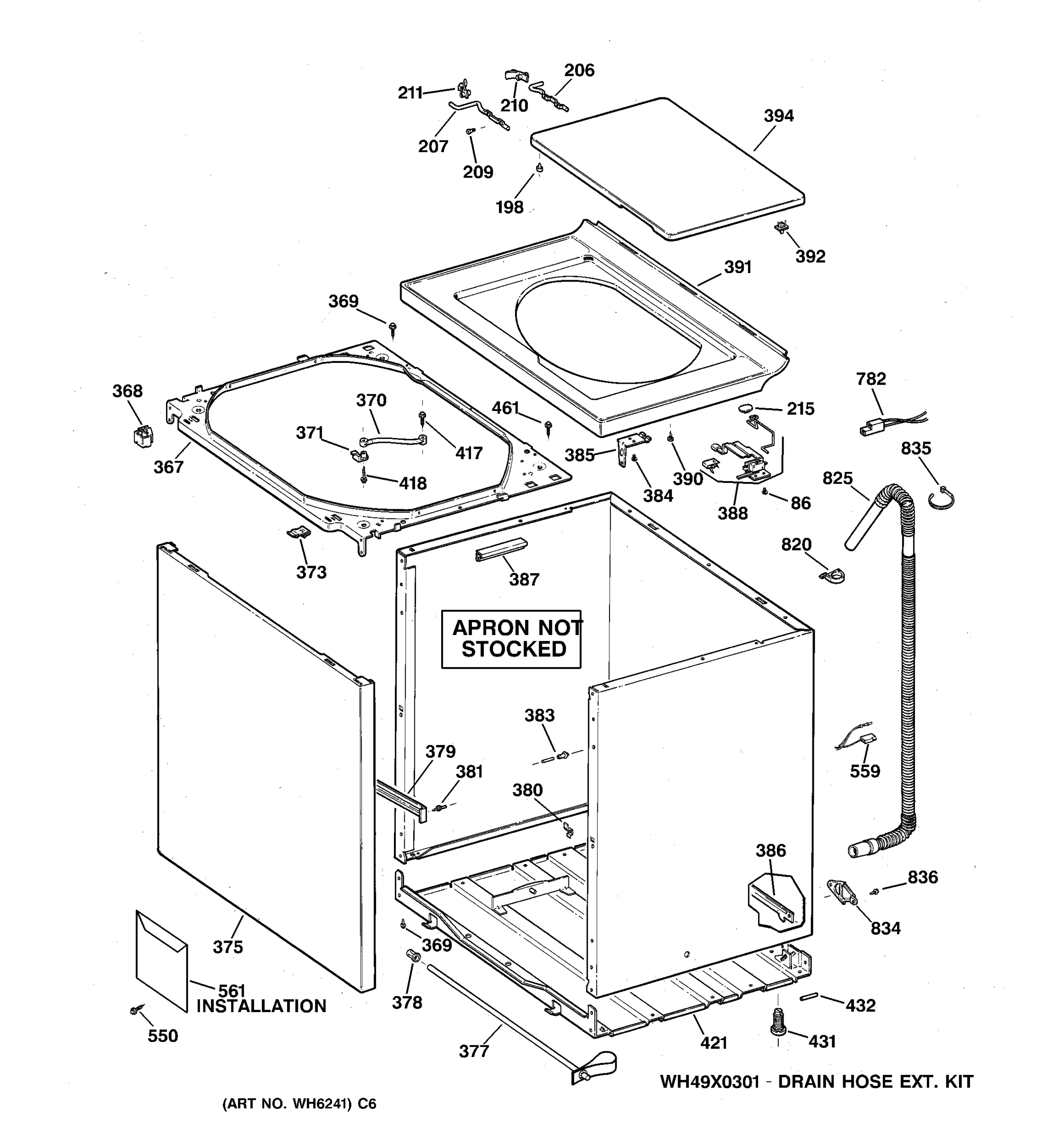 CABINET, COVER & FRONT PANEL