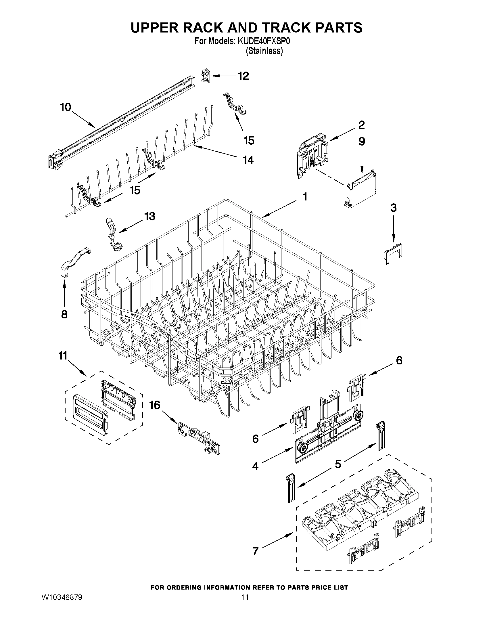 09 - UPPER RACK AND TRACK PARTS