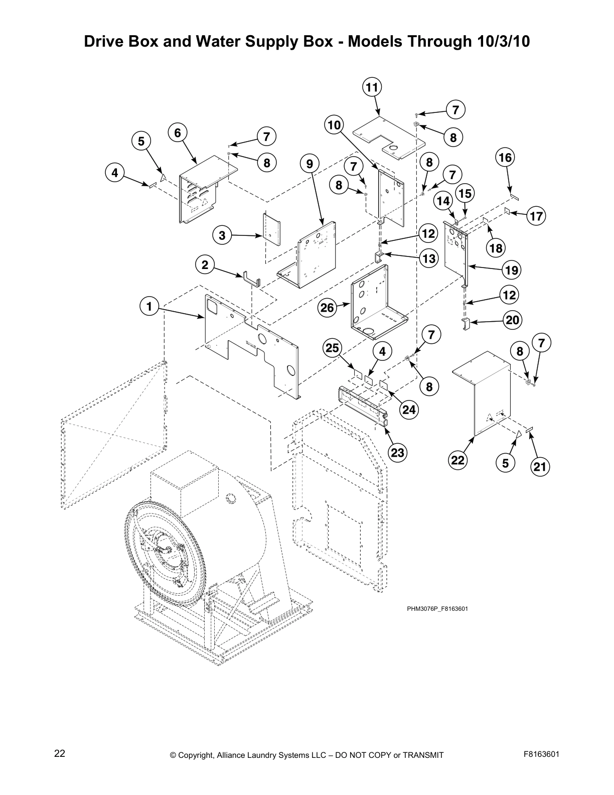 Drive Box and Water Supply Box - Models Through 10/3/10