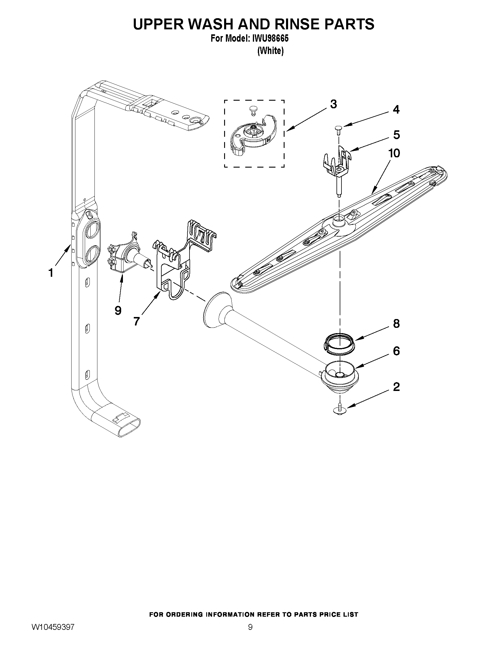 07 - UPPER WASH AND RINSE PARTS