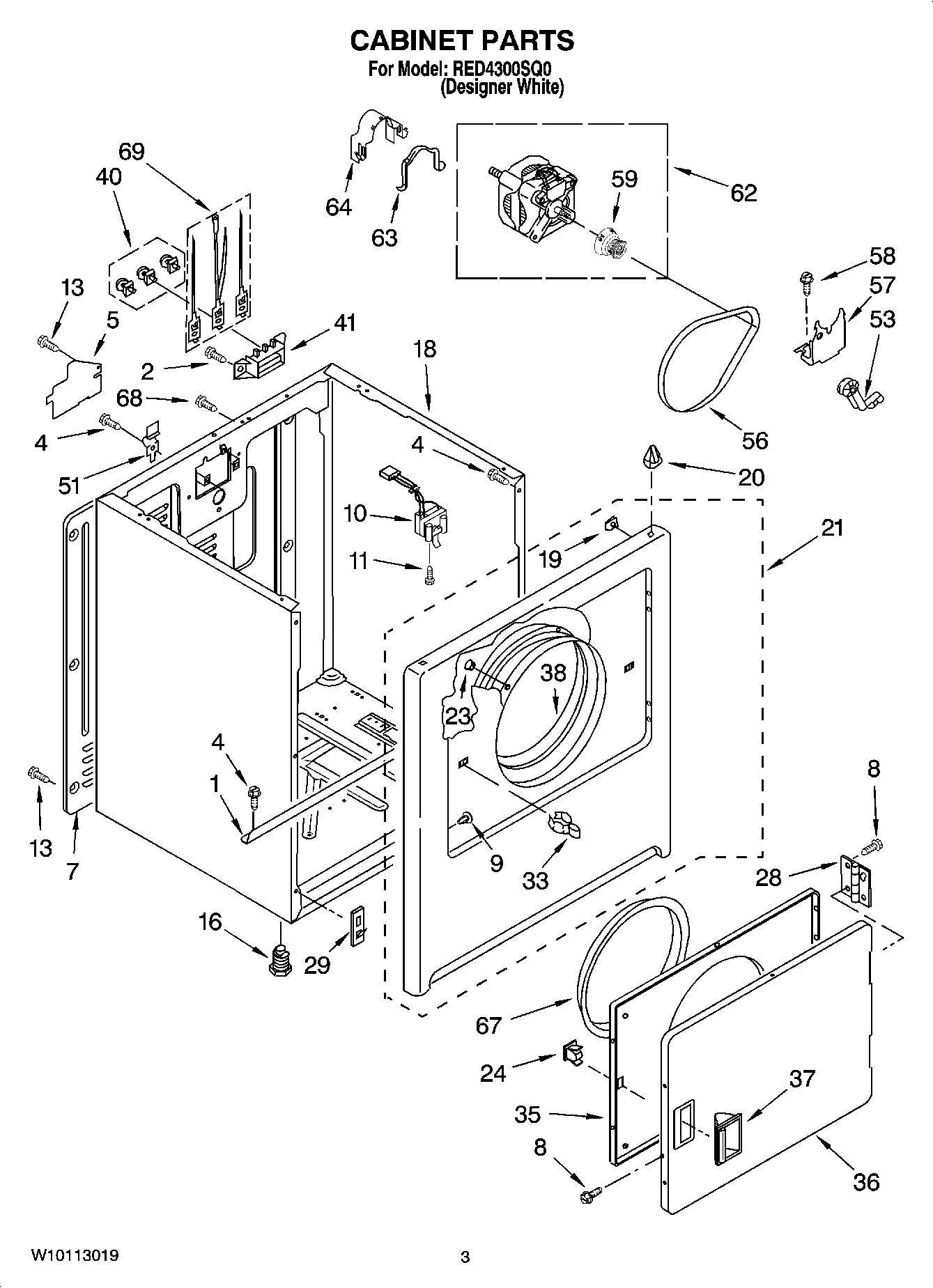 02 - CABINET PARTS