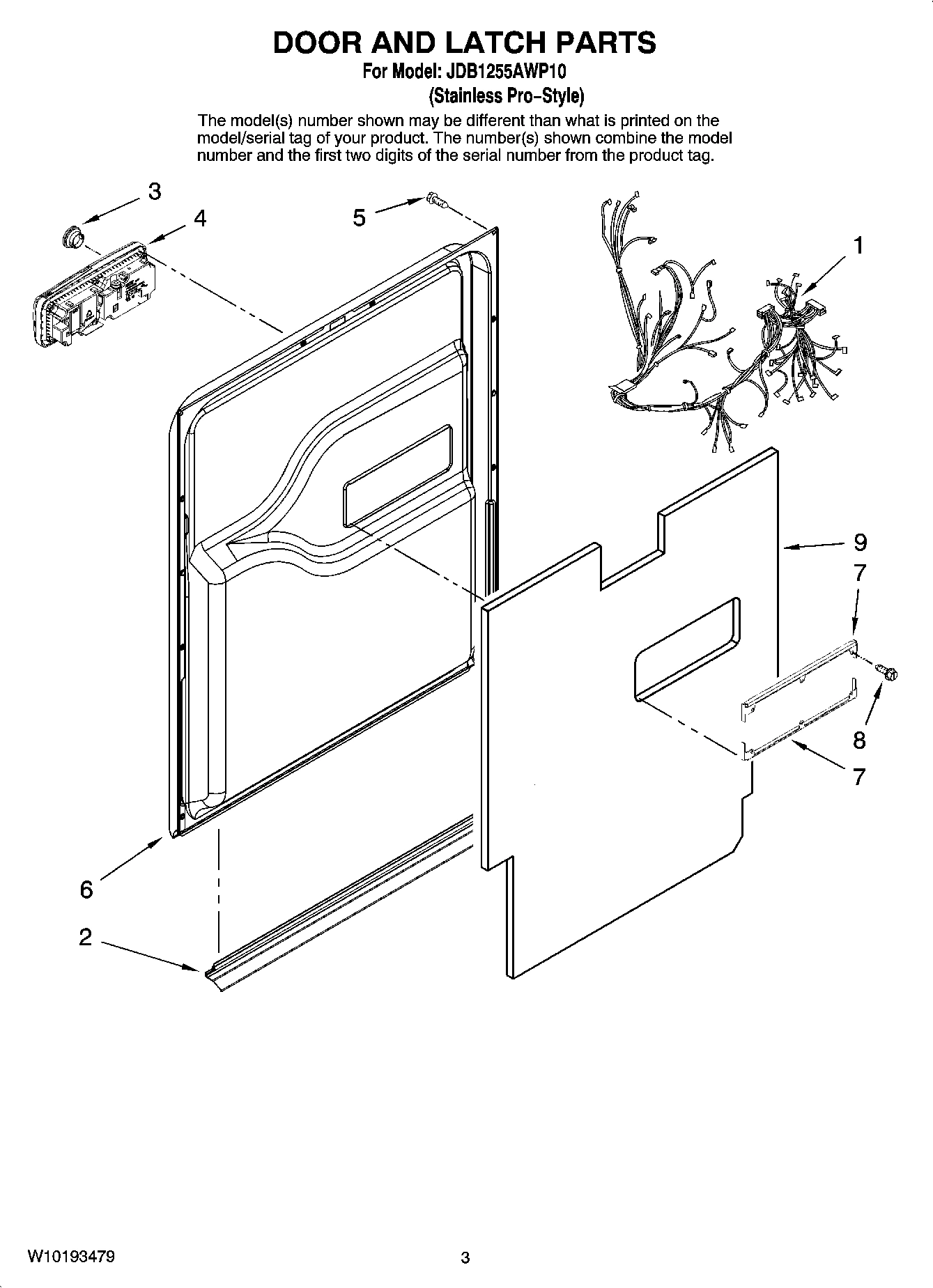 03 - DOOR AND LATCH PARTS