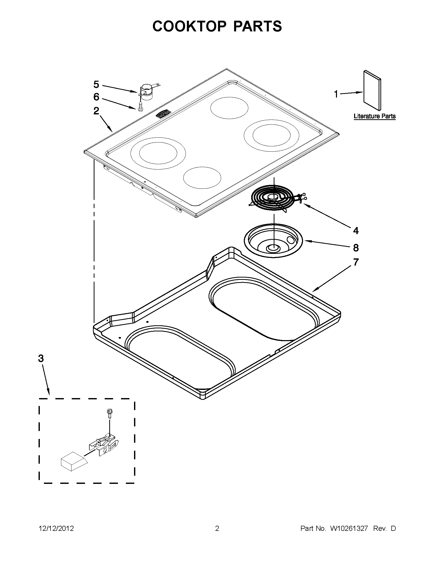 01 - COOKTOP PARTS