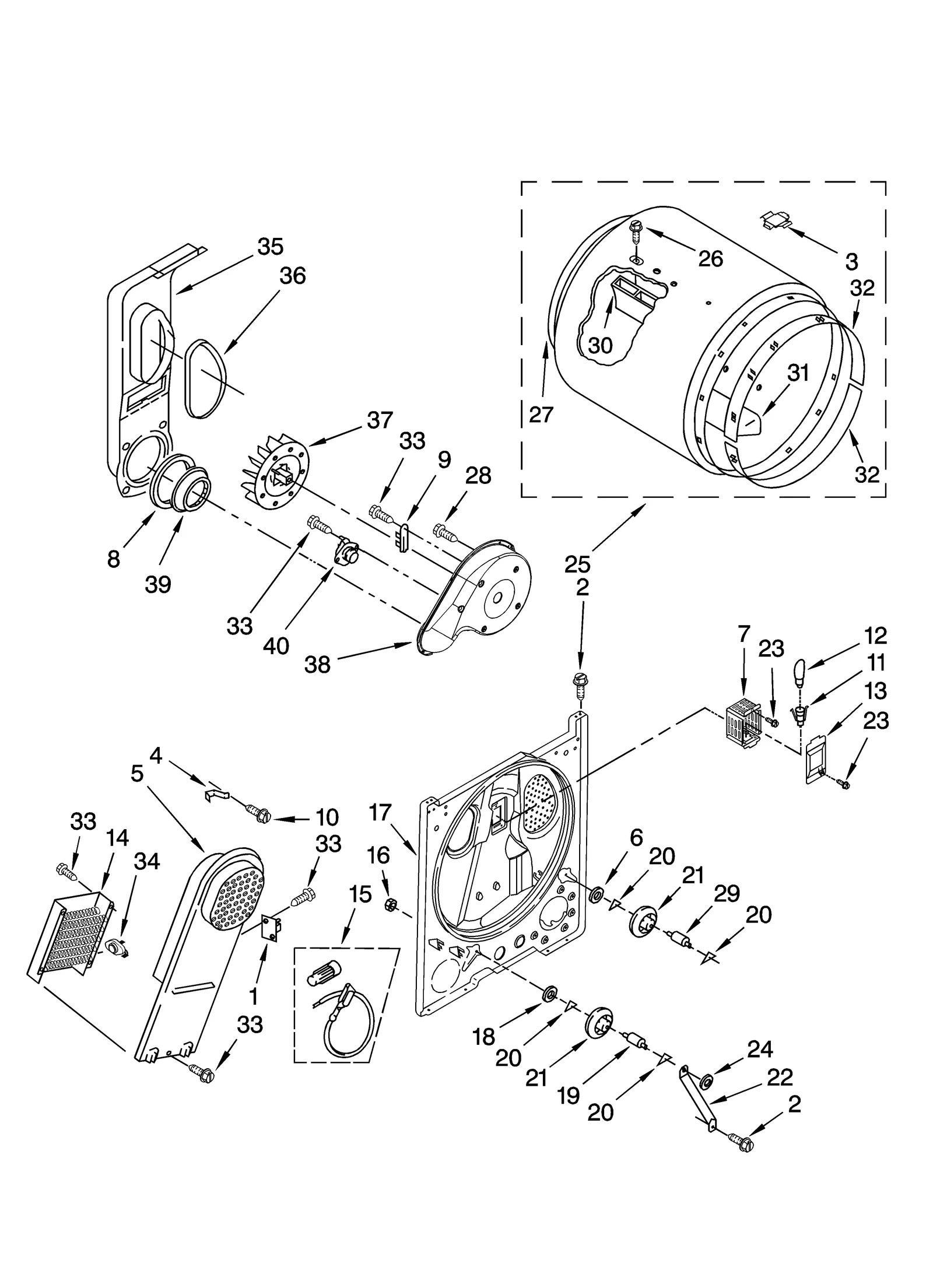 BULKHEAD PARTS, OPTIONAL PARTS (NOT INCLUDED)