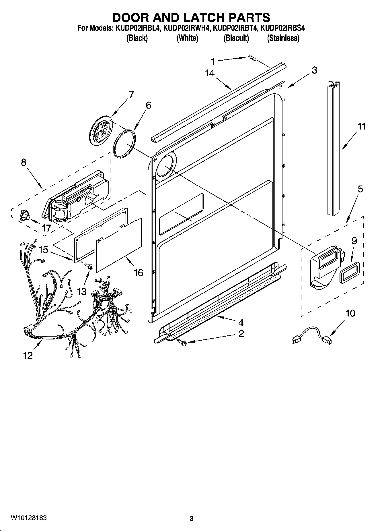 03 - DOOR AND LATCH PARTS